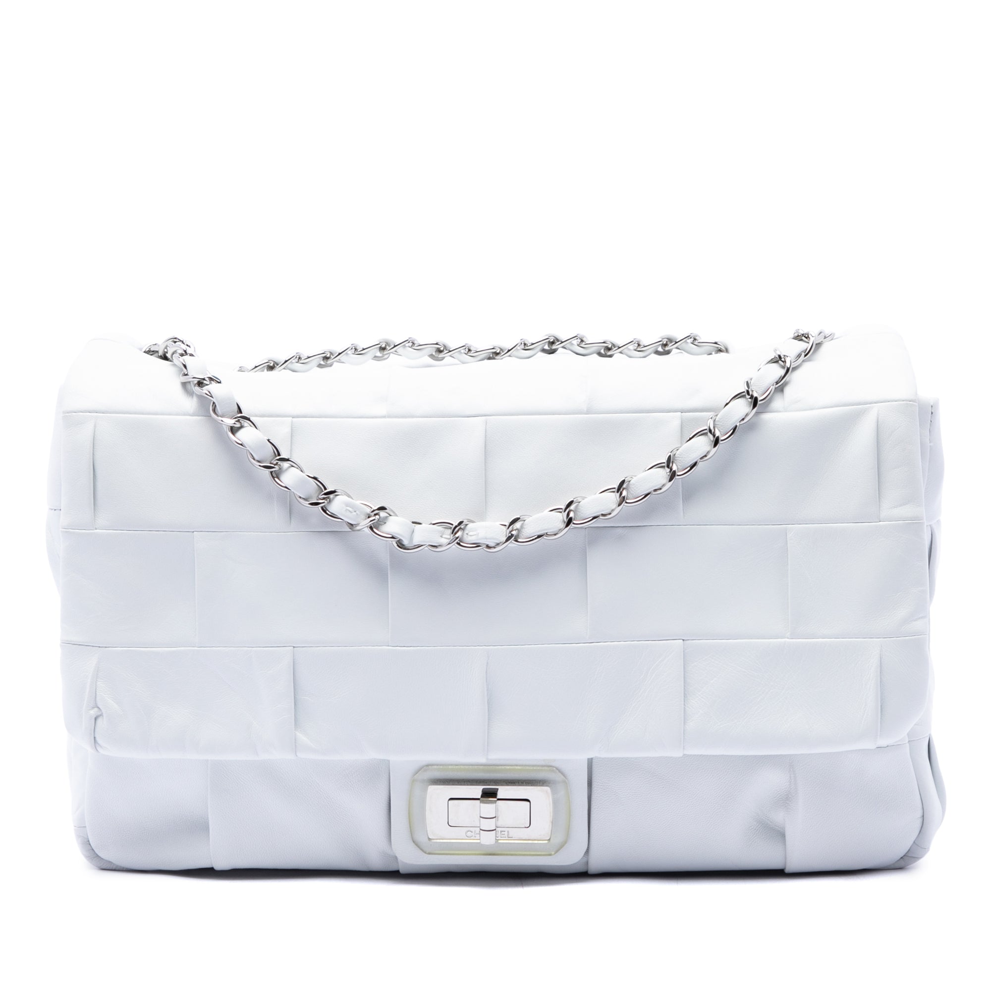 Chanel Jumbo Lambskin Patchwork Reissue 2.55 Igloo Flap - image 1