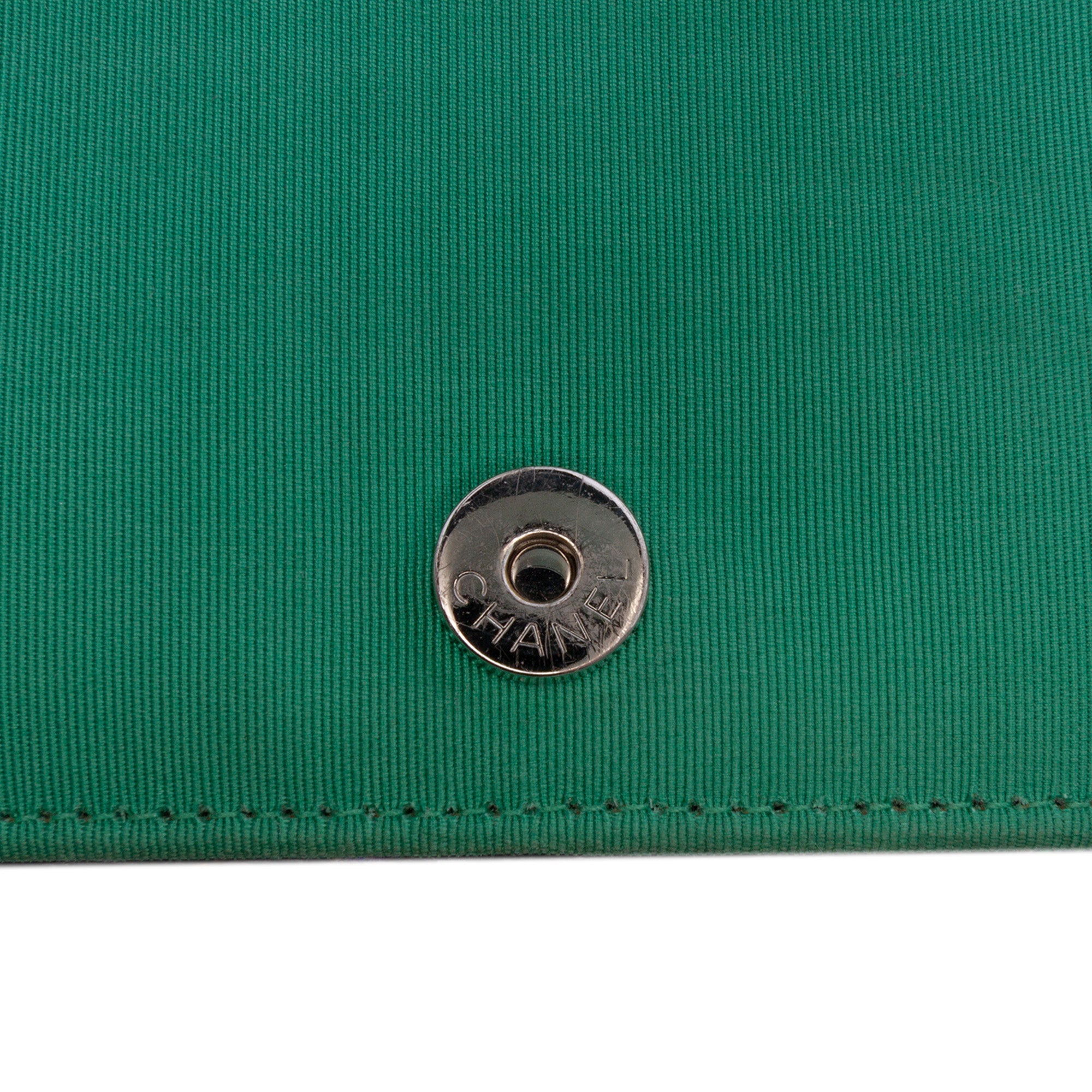 Chanel CC Quilted Boucle Tweed Robot Charm Wallet On Chain - image 6