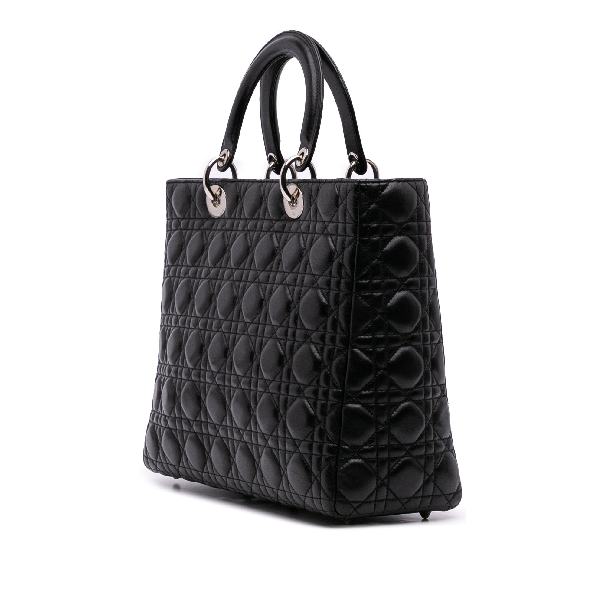 Dior Large Lambskin Cannage Lady Dior - image 2