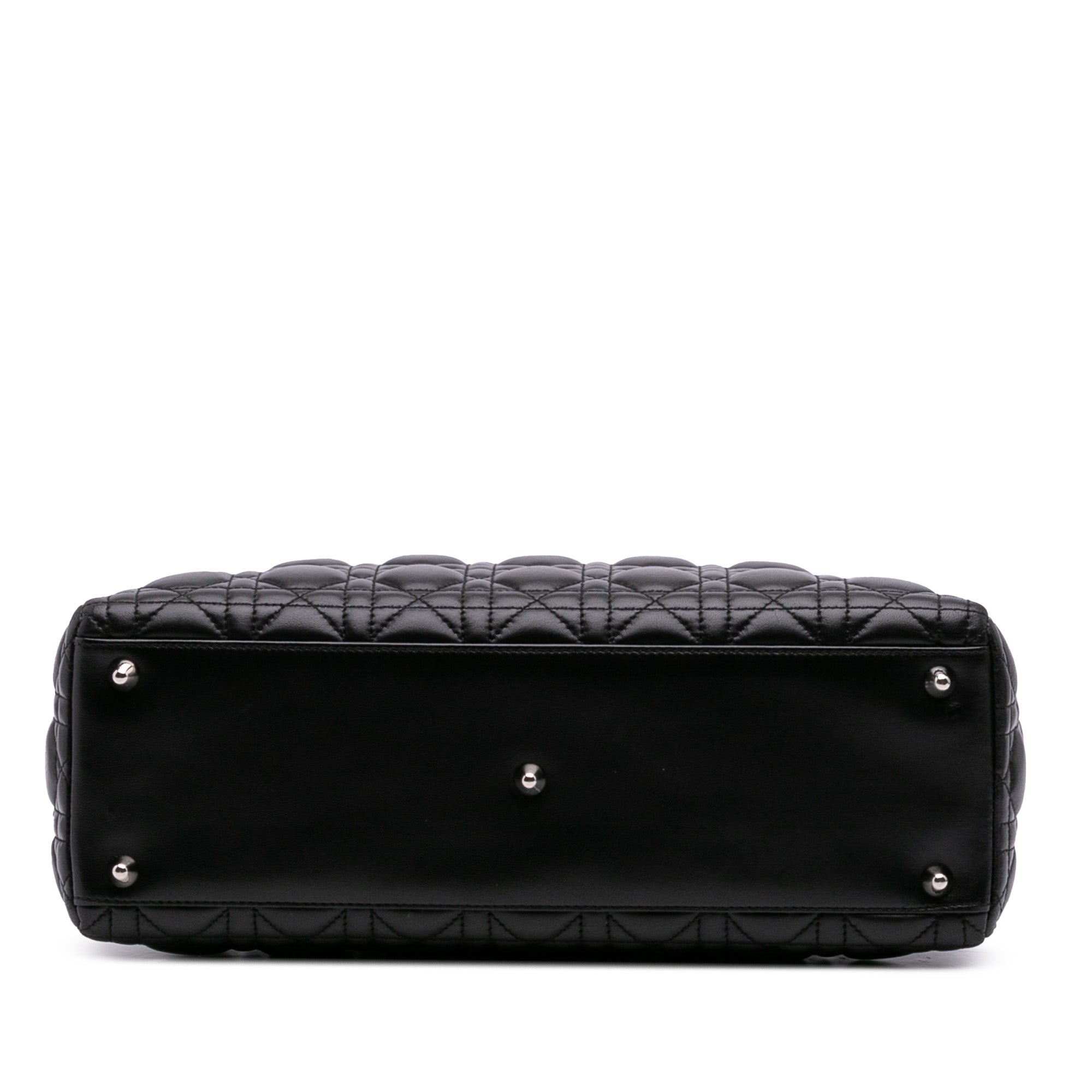 Dior Large Lambskin Cannage Lady Dior - image 3