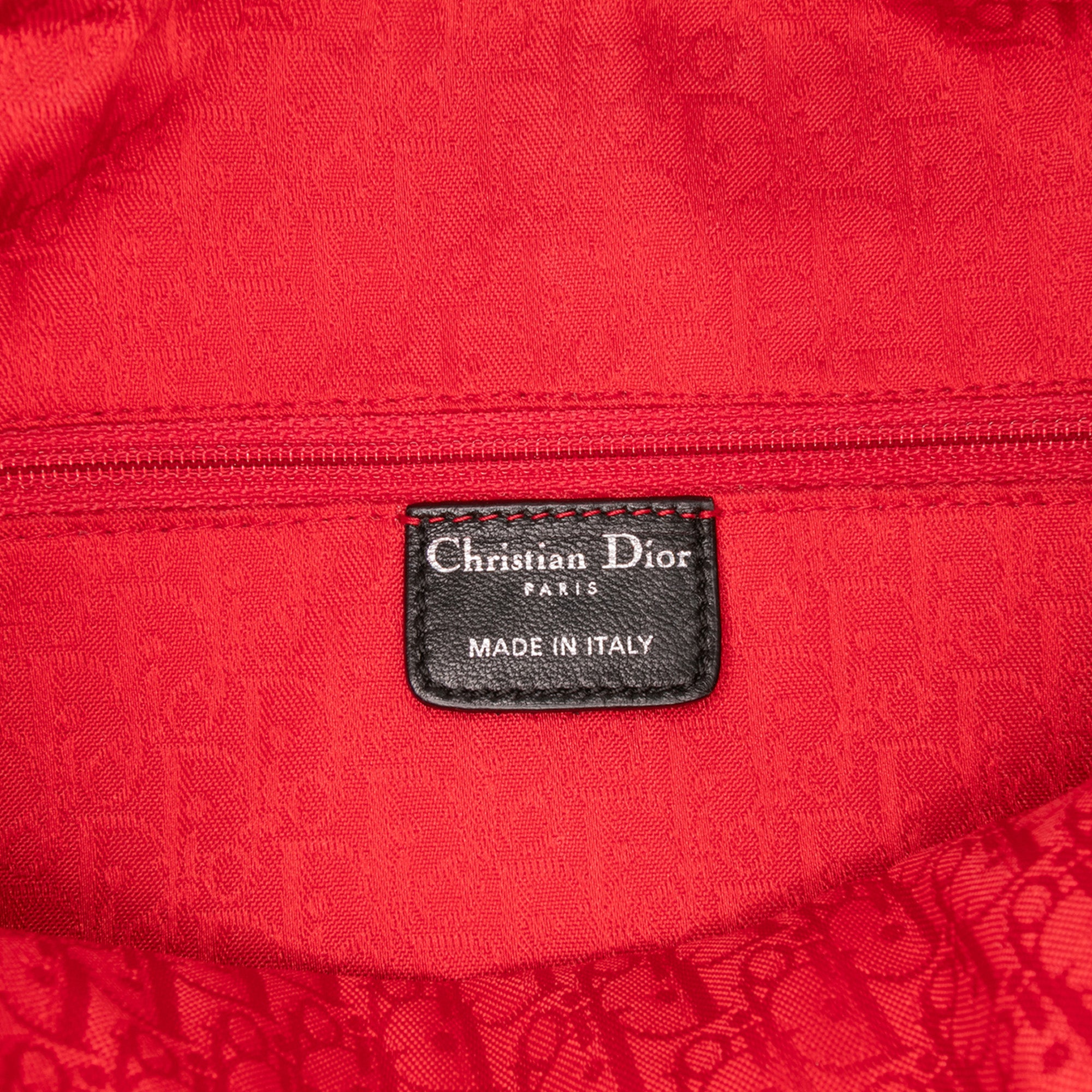 Dior Large Lambskin Cannage Lady Dior - image 5