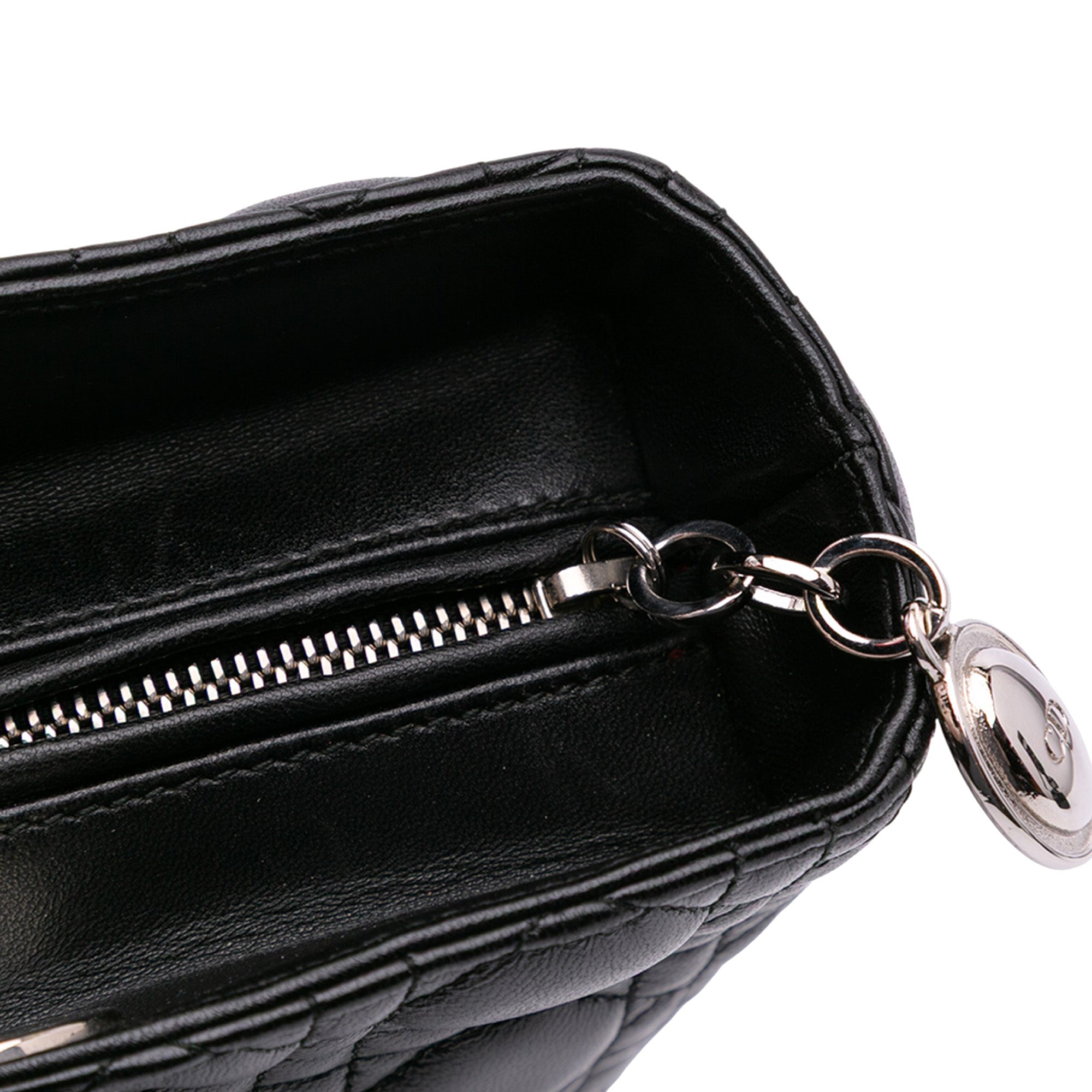 Dior Large Lambskin Cannage Lady Dior - image 7