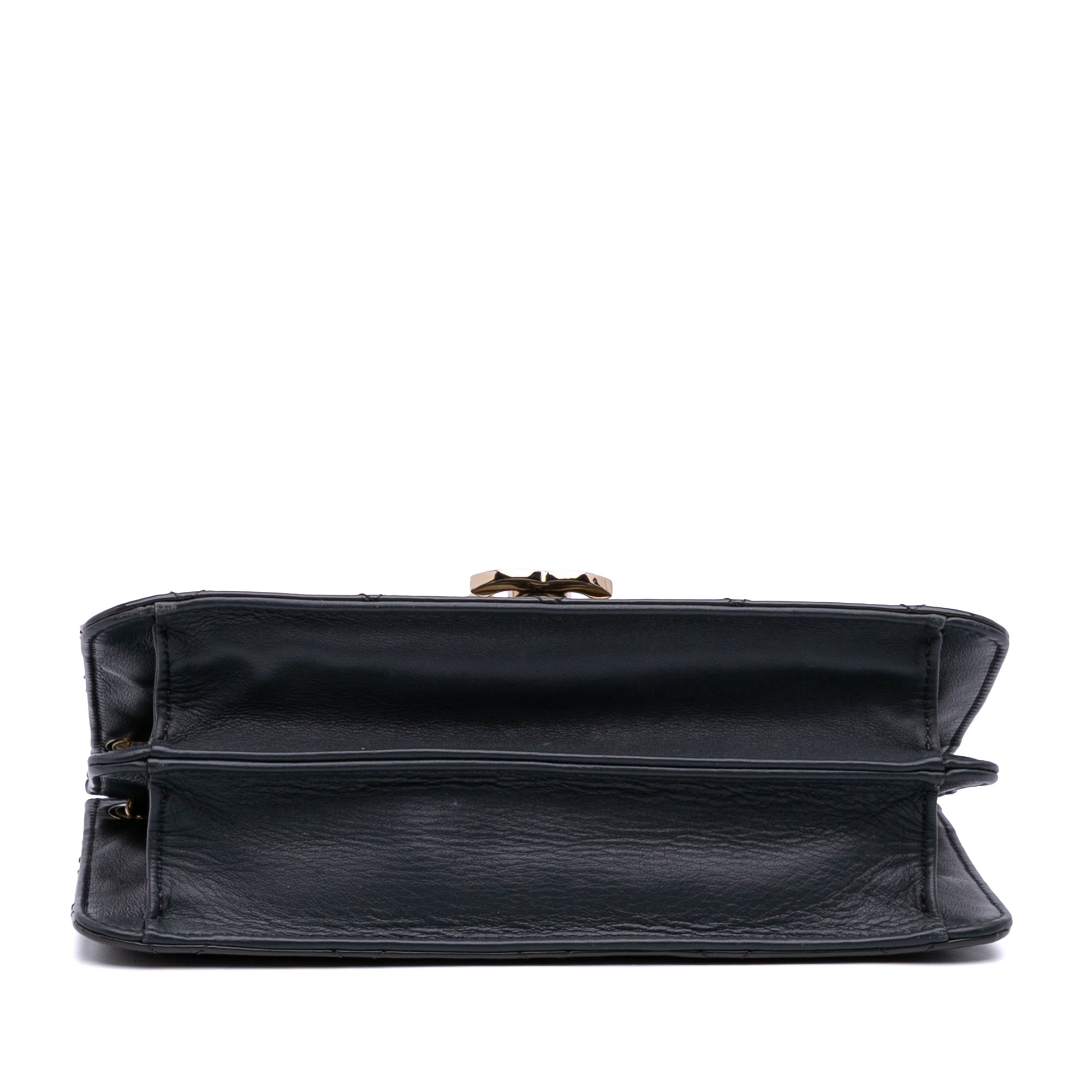 Chanel Quilted Patent Golden Class Accordion Flap - image 3
