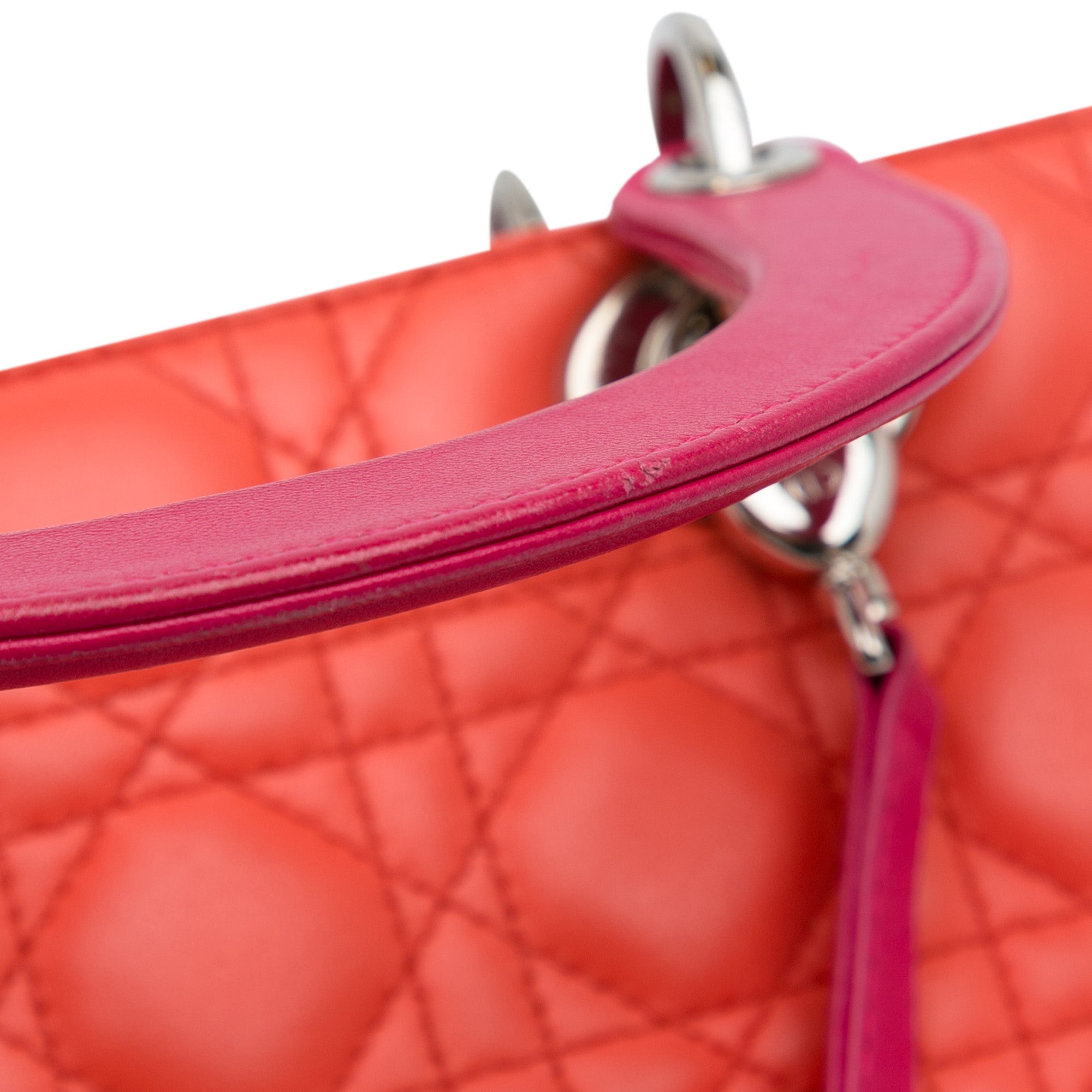 Dior Medium Bicolor Lambskin Cannage Lady Dior - image 11
