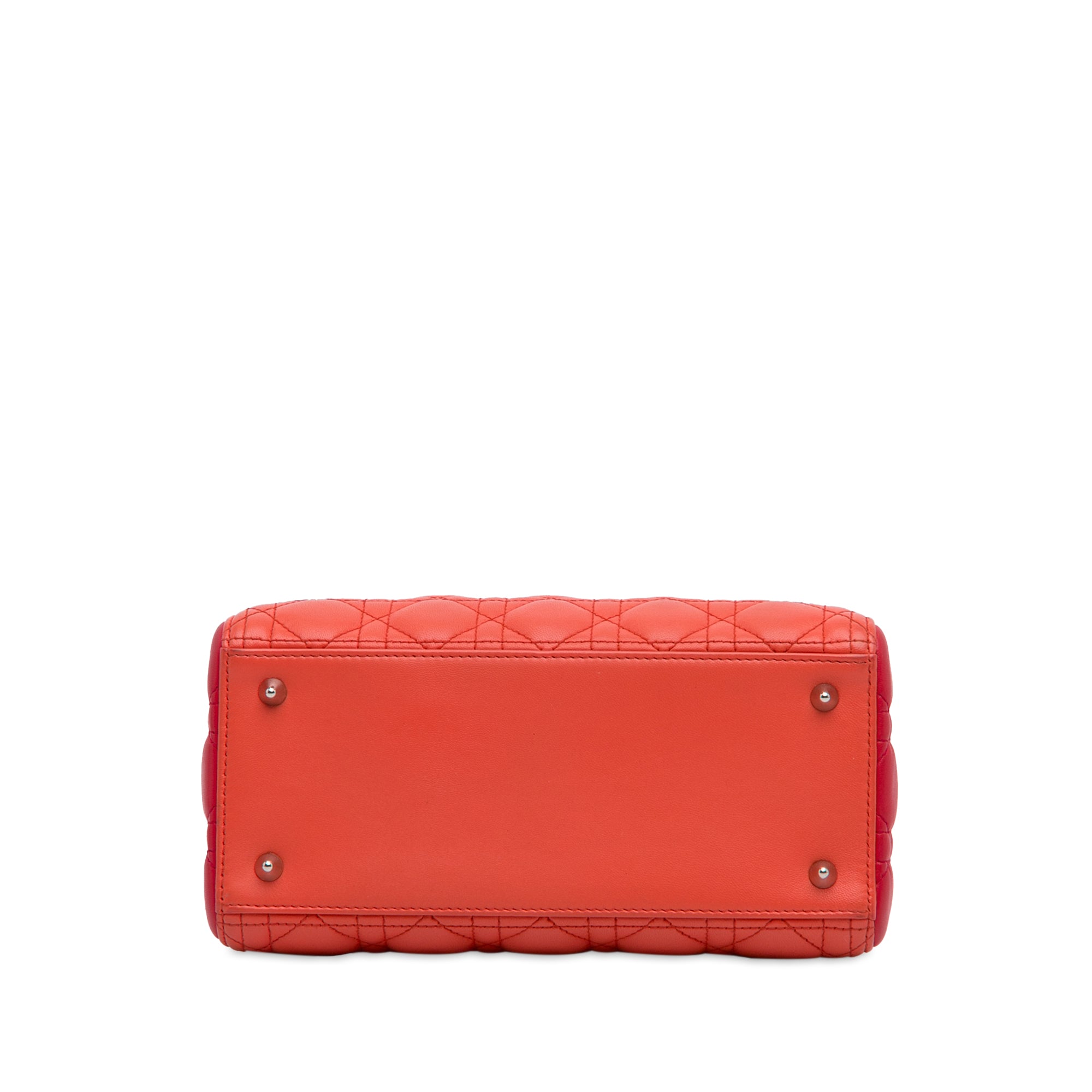 Dior Medium Bicolor Lambskin Cannage Lady Dior - image 5