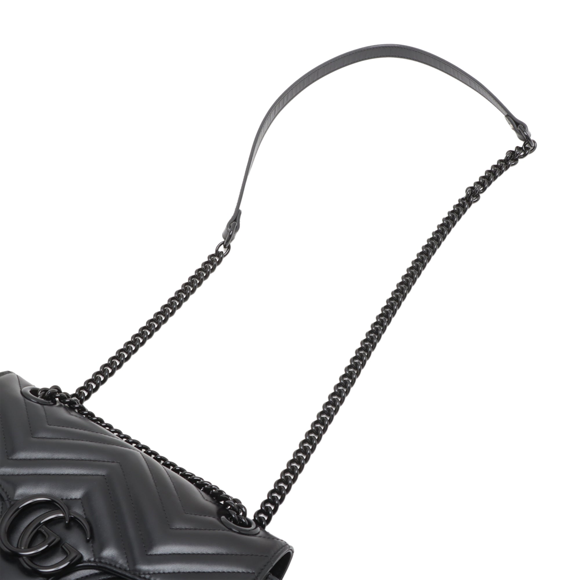 Gucci Medium GG Marmont Matelasse Calfskin Shoulder Bag - image 10