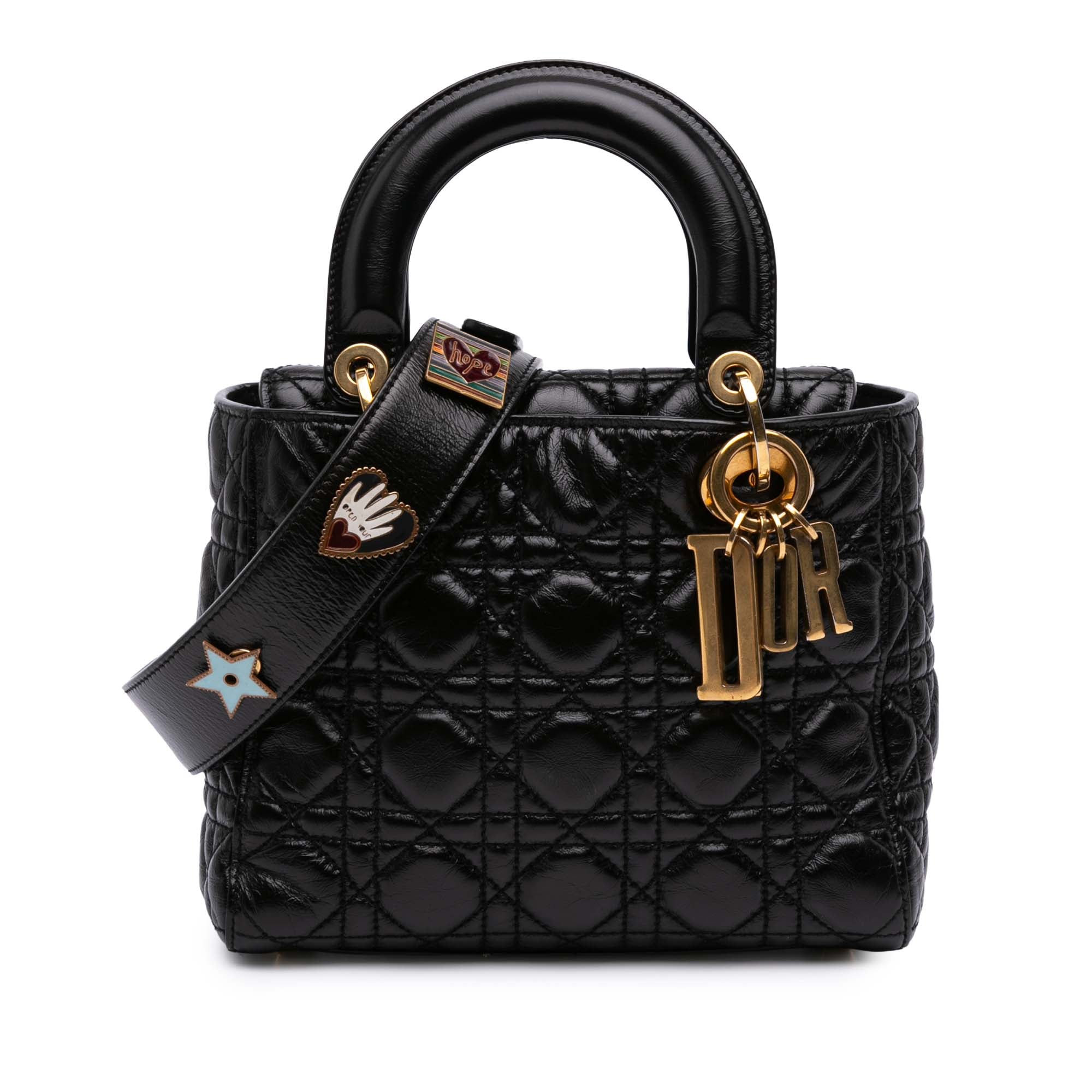 Dior Small Crinkled Patent Cannage My ABCDior Lady Dior - image 1