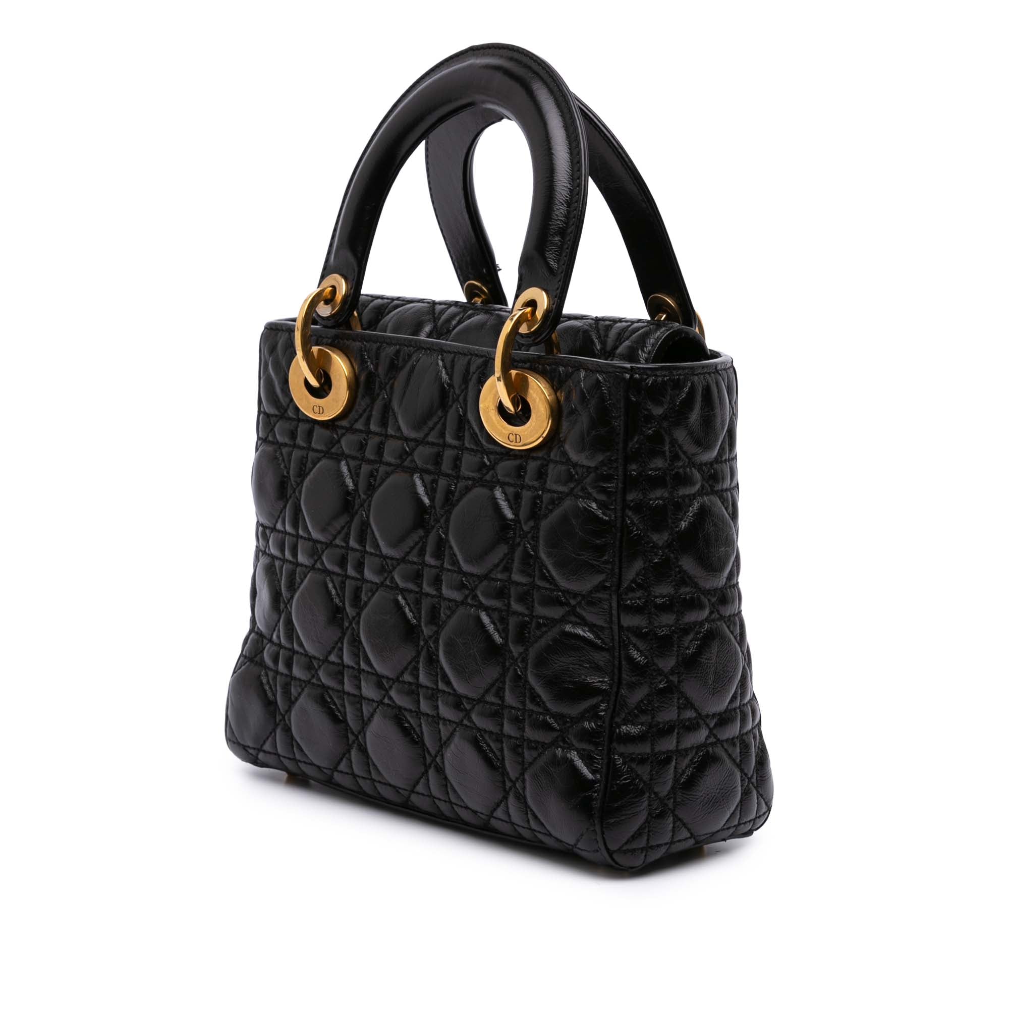 Dior Small Crinkled Patent Cannage My ABCDior Lady Dior - image 2