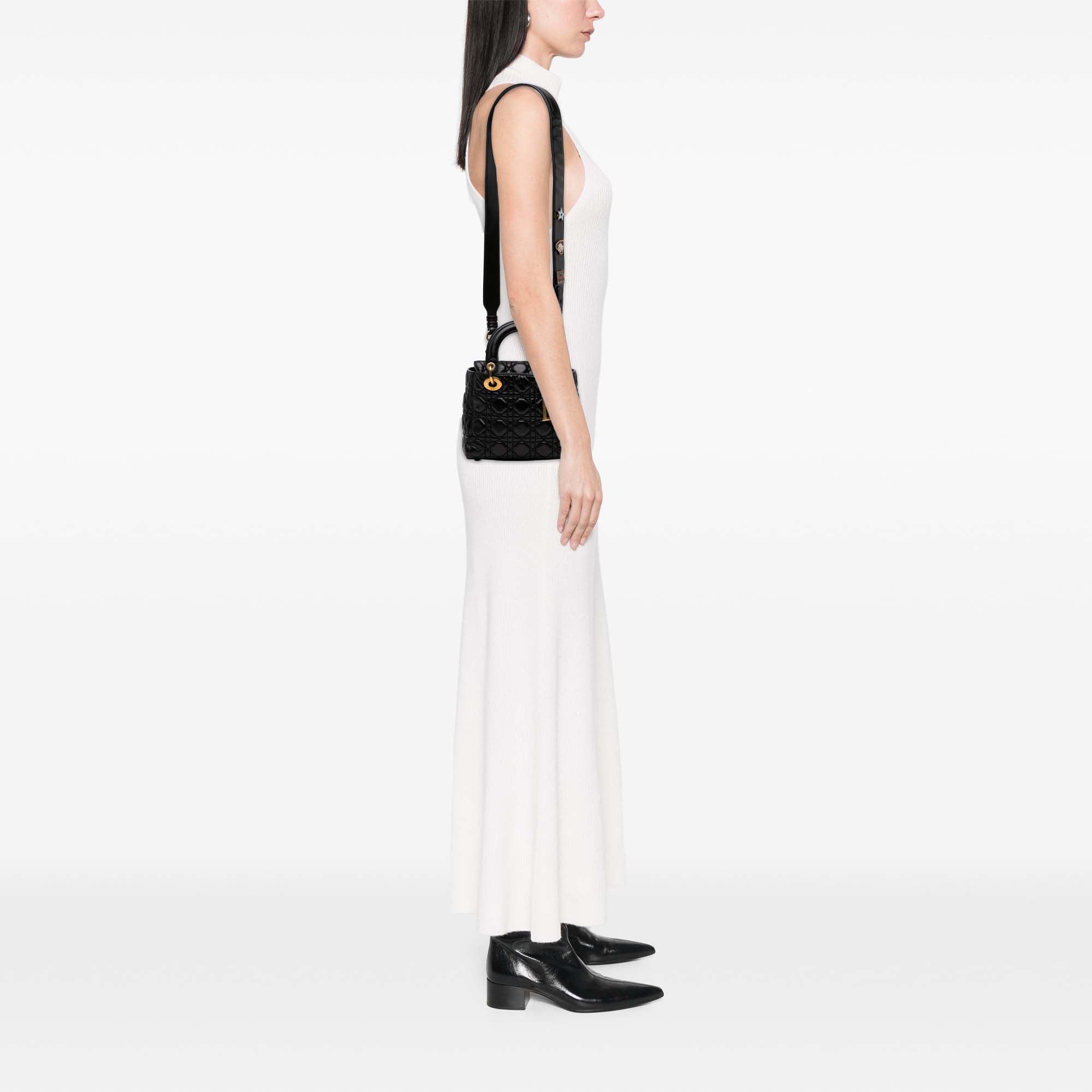 Dior Small Crinkled Patent Cannage My ABCDior Lady Dior - image 8