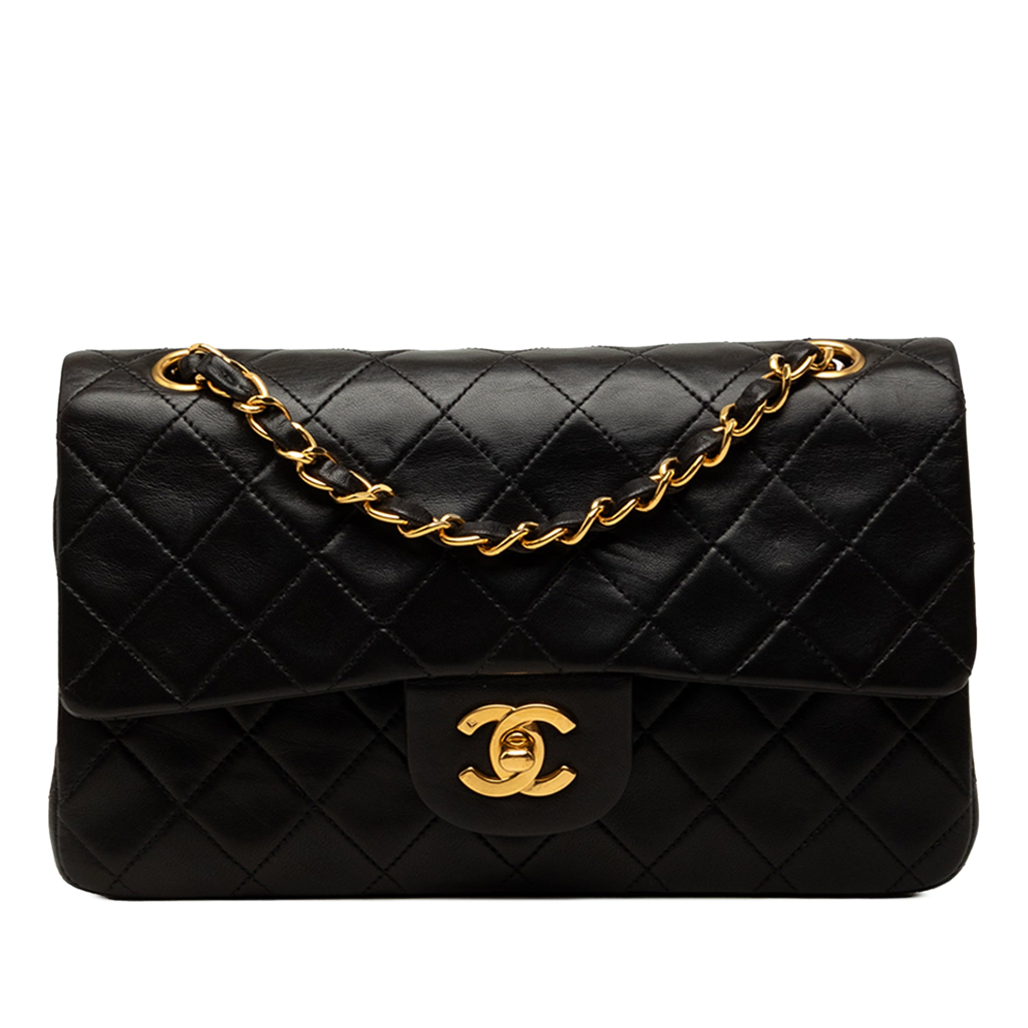 Chanel Small Classic Lambskin Double Flap - image 1