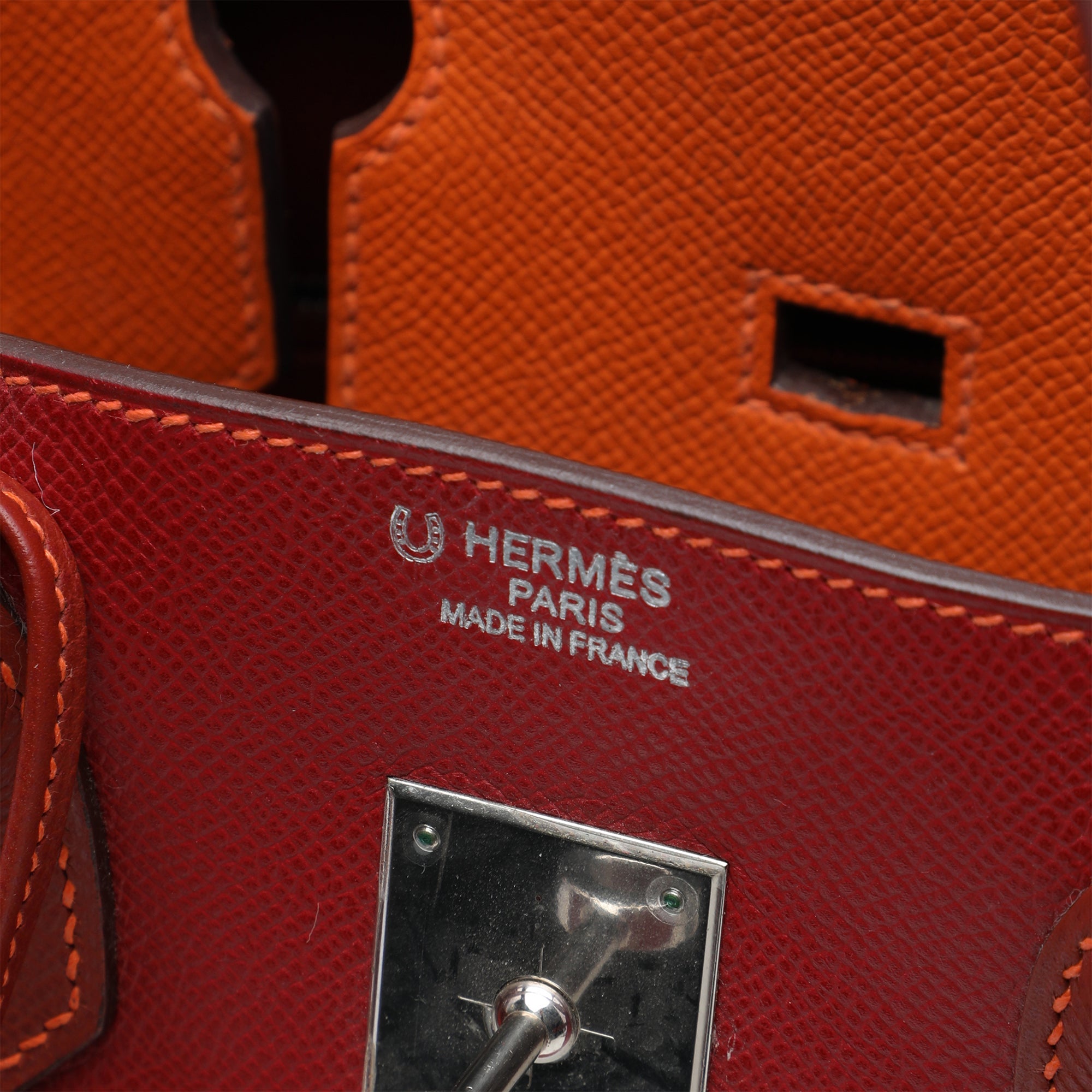 Hermès Special Order Tricolor Epsom Birkin Retourne 35 - image 5