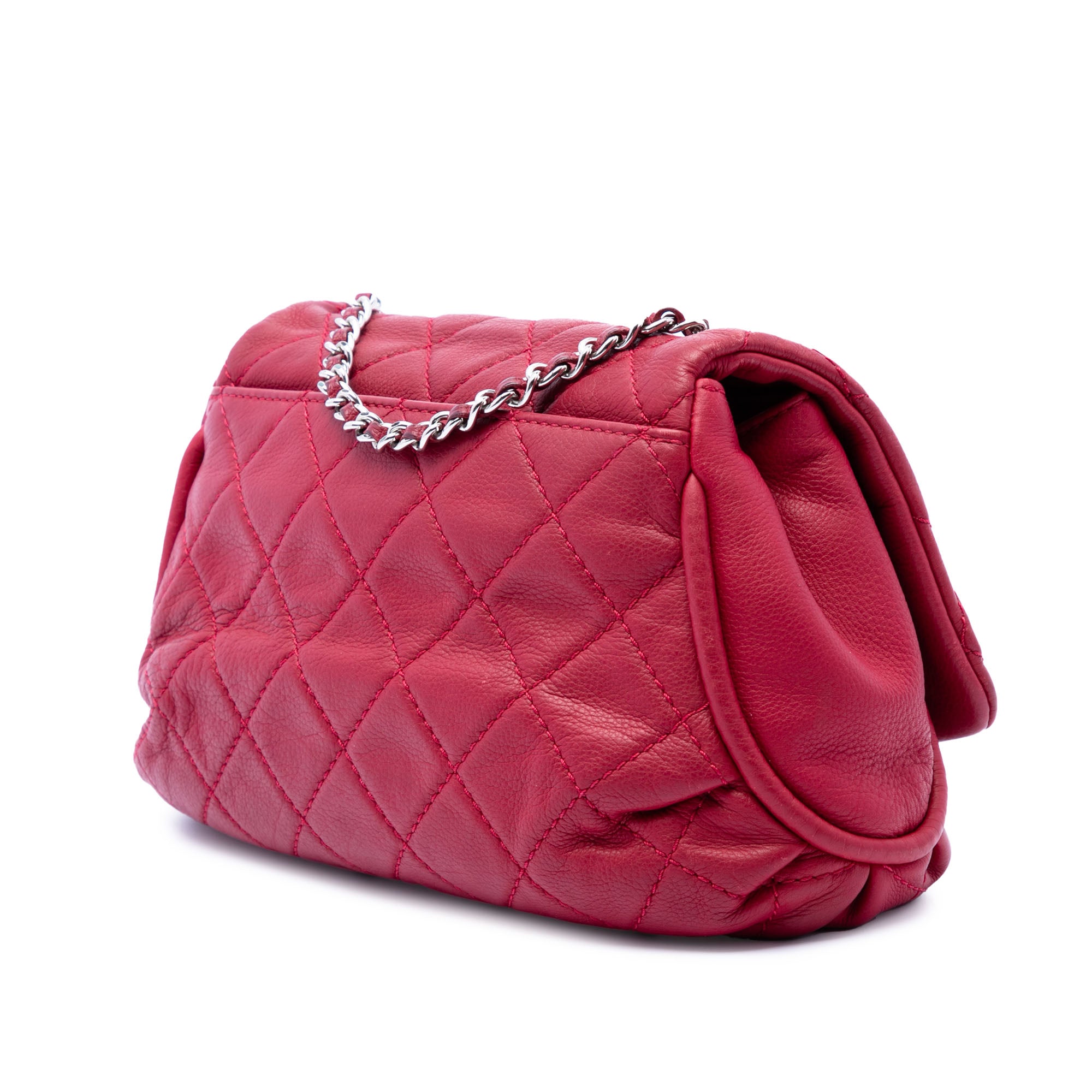 Chanel Quilted Calfskin CC Curvy Flap - image 2
