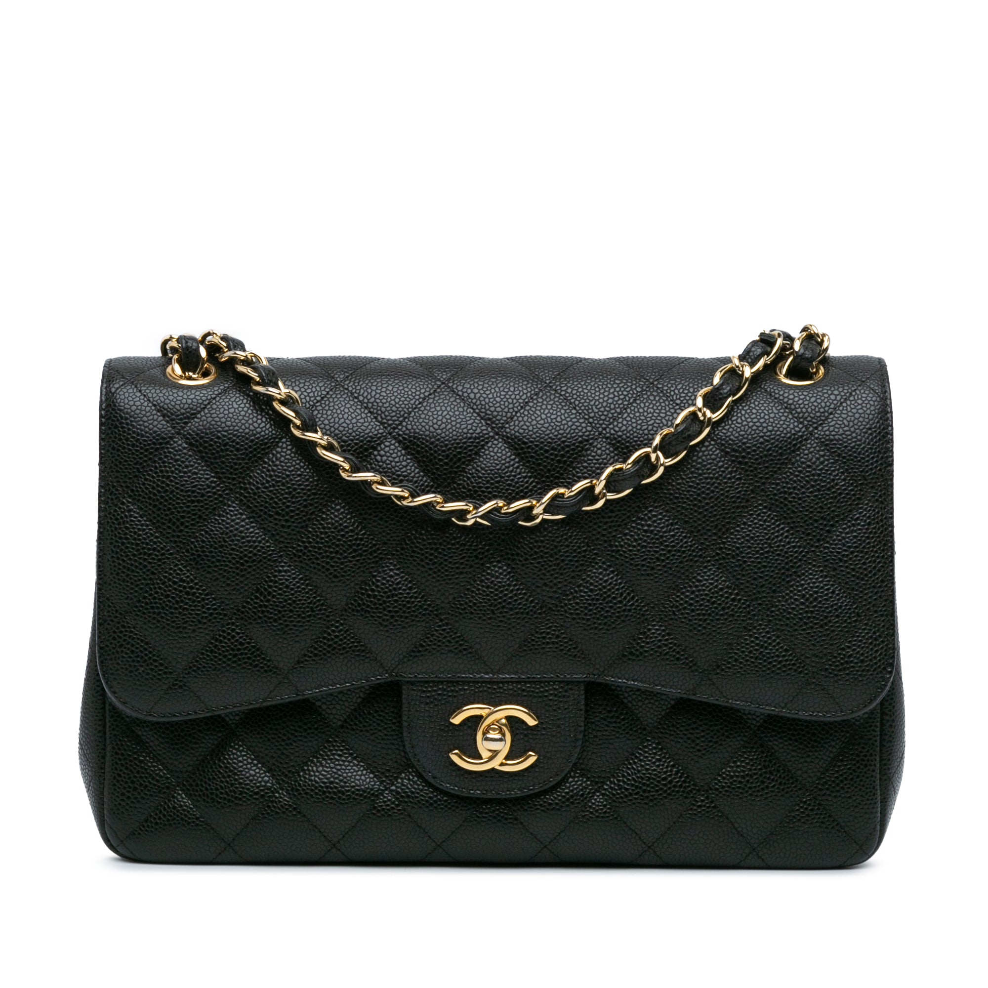 Chanel Jumbo Classic Caviar Double Flap - image 1