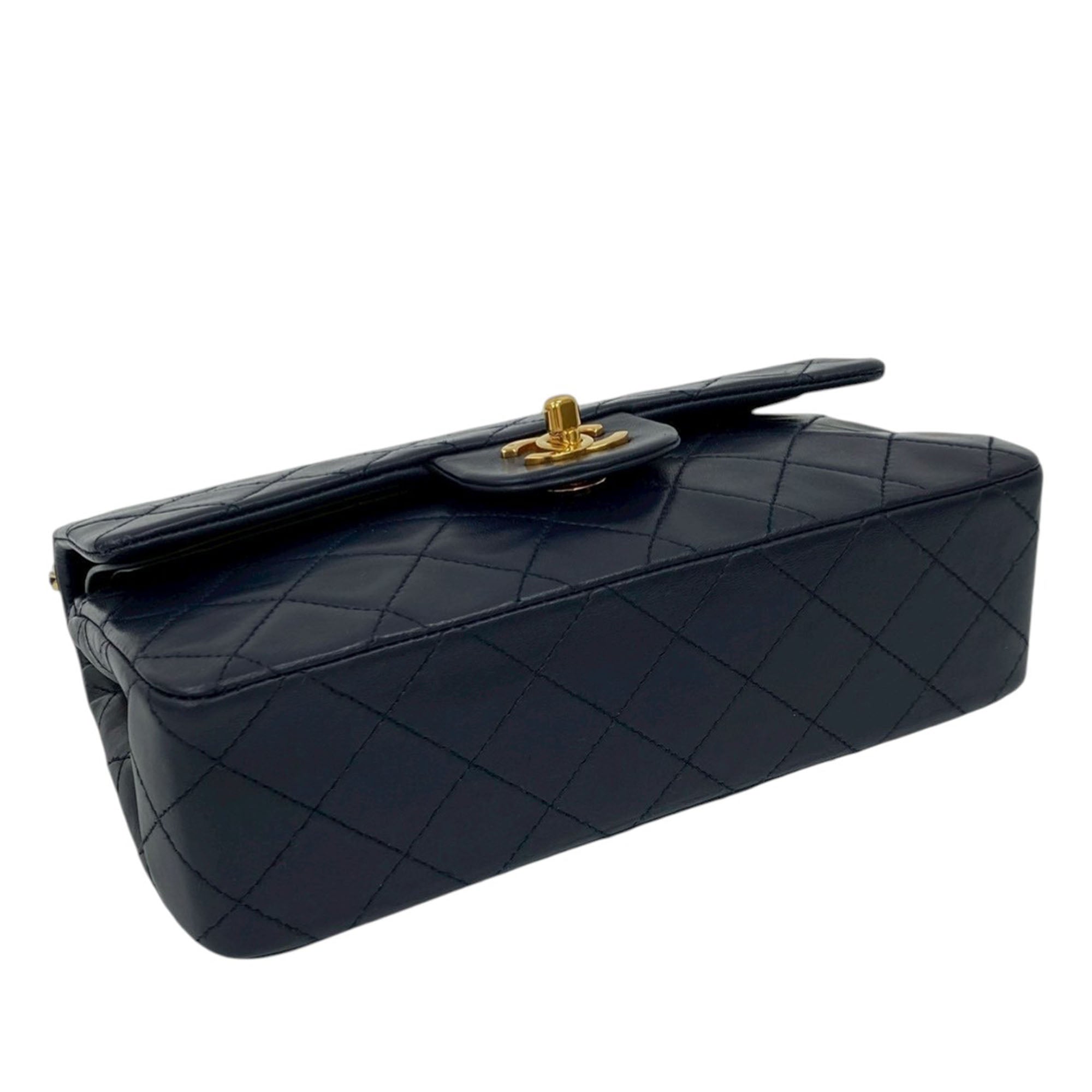 Chanel Small Classic Lambskin Double Flap - image 3