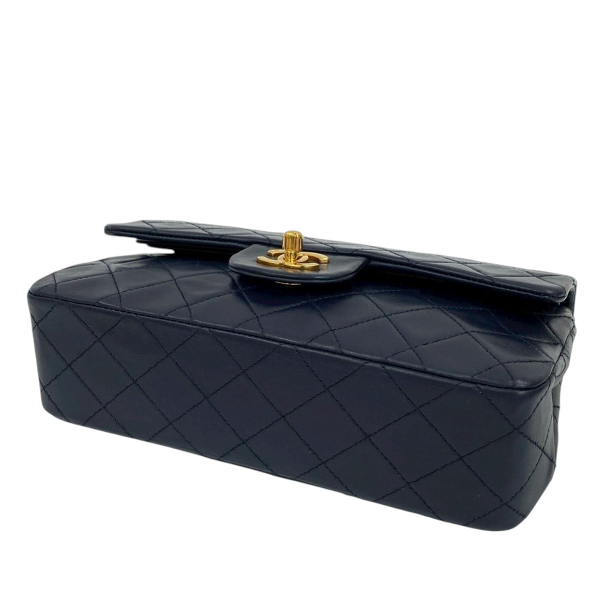 Chanel Small Classic Lambskin Double Flap - image 4