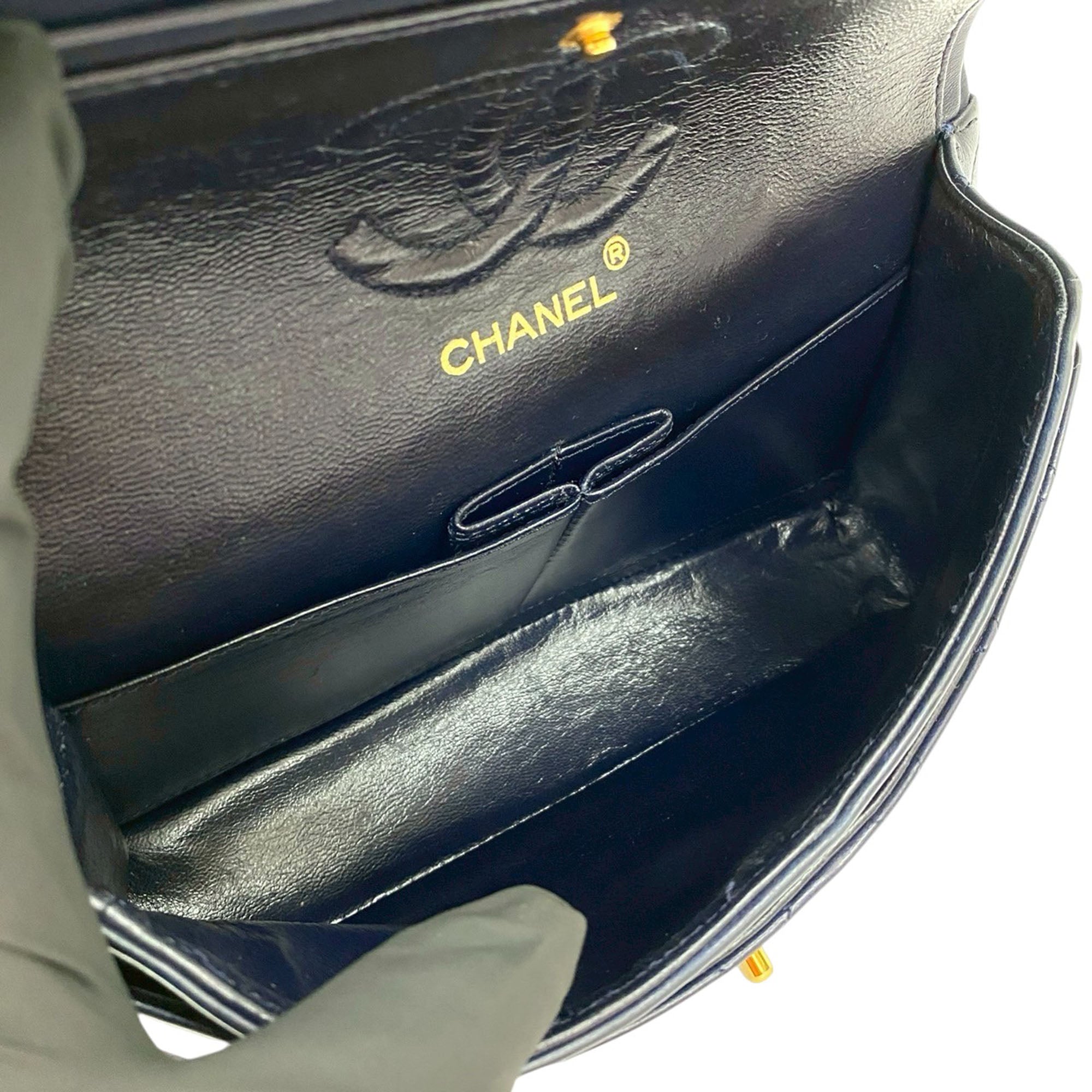 Chanel Small Classic Lambskin Double Flap - image 5
