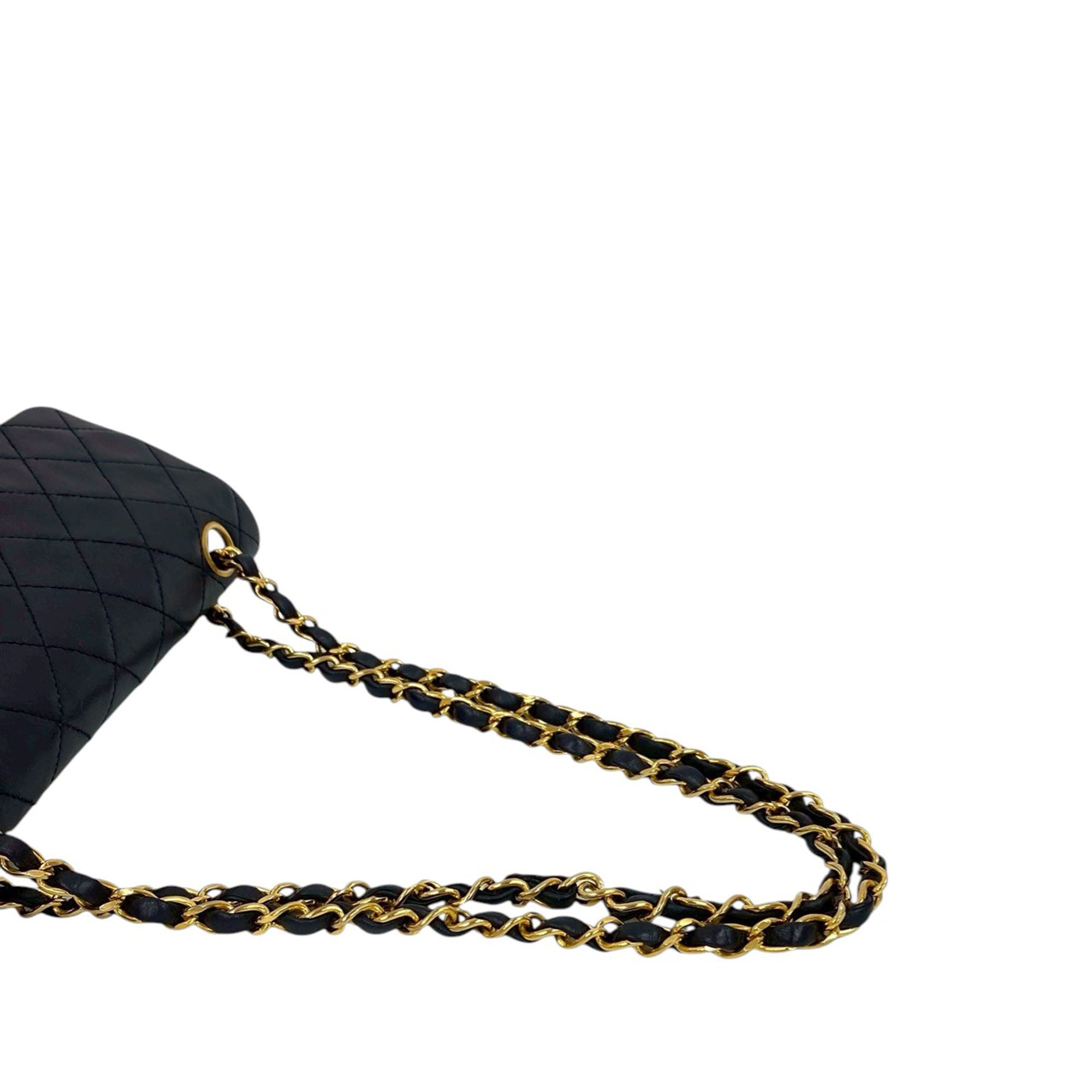 Chanel Small Classic Lambskin Double Flap - image 9