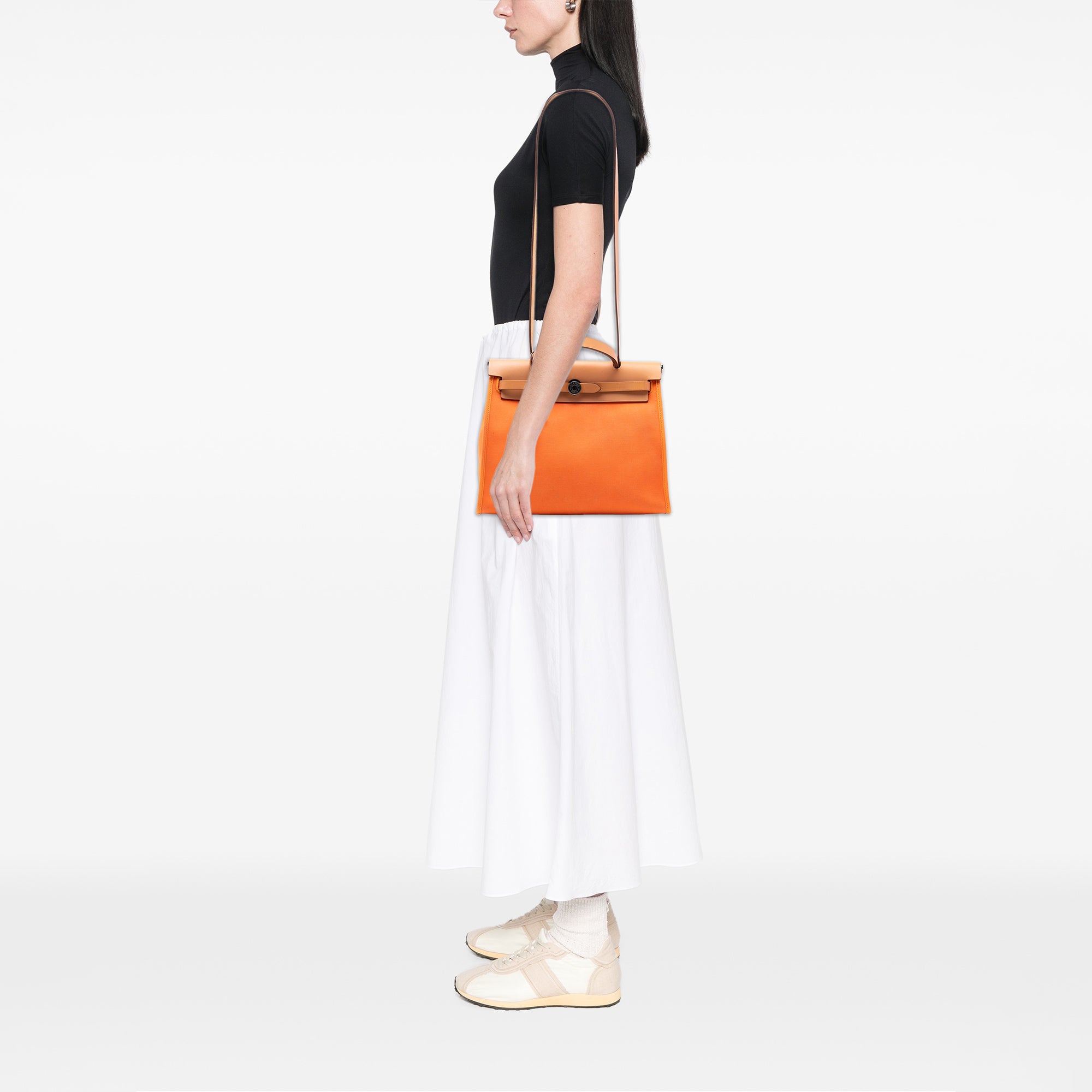 Hermès Toile Herbag Zip 31 - image 7