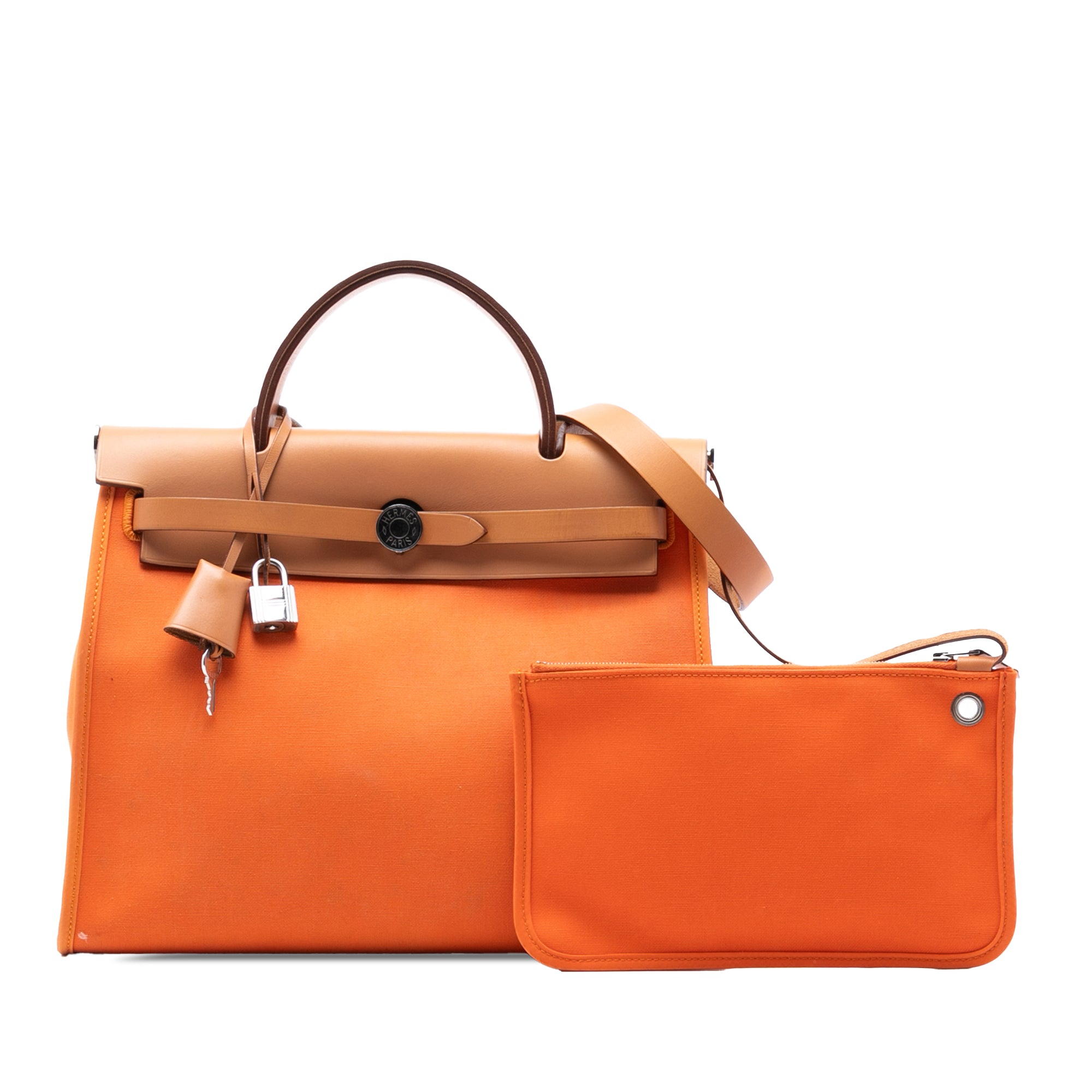 Hermès Toile Herbag Zip 31 - image 8