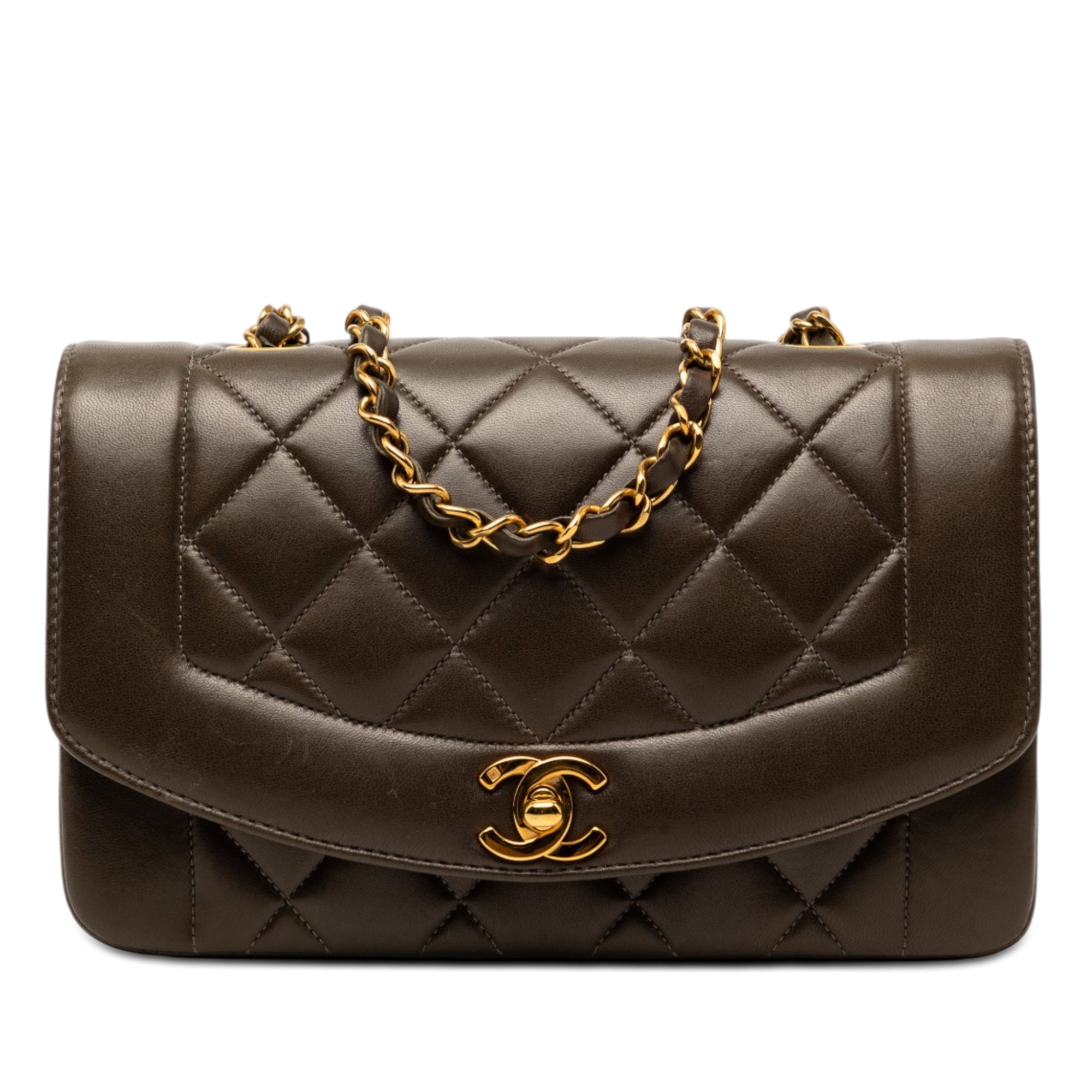 Chanel Small Lambskin Diana Flap - image 1