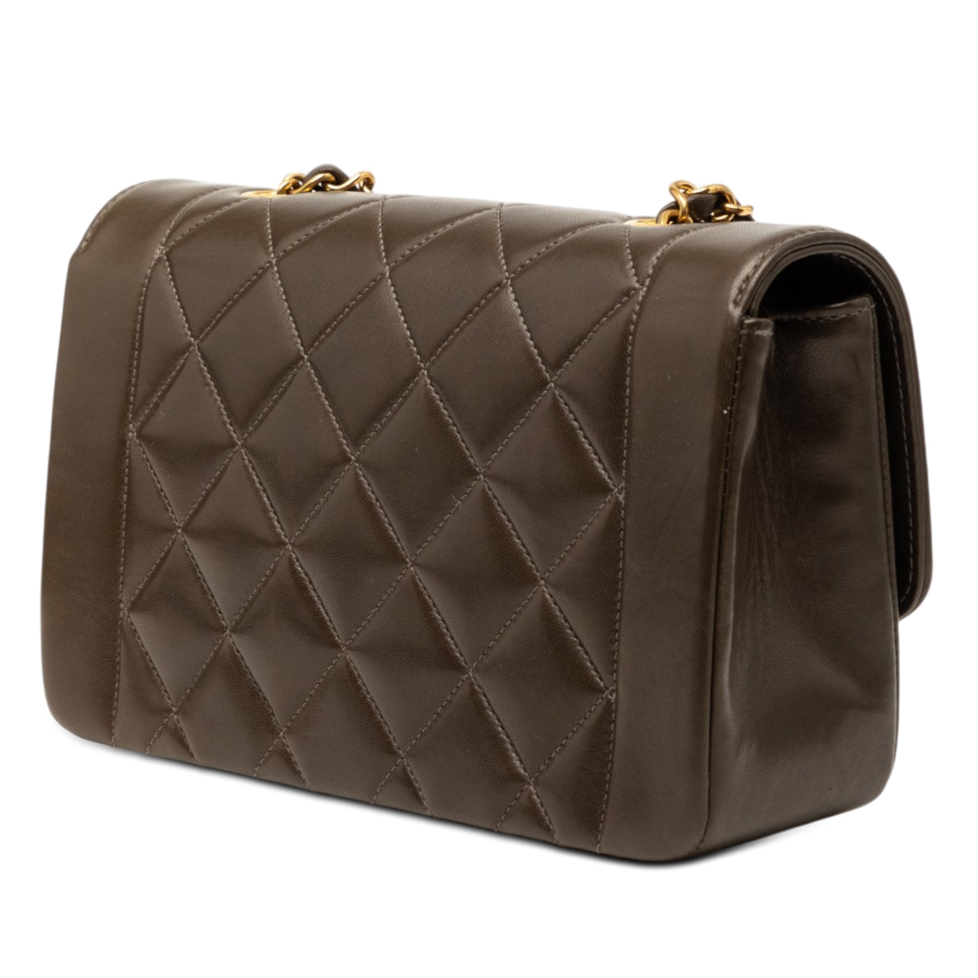 Chanel Small Lambskin Diana Flap - image 2