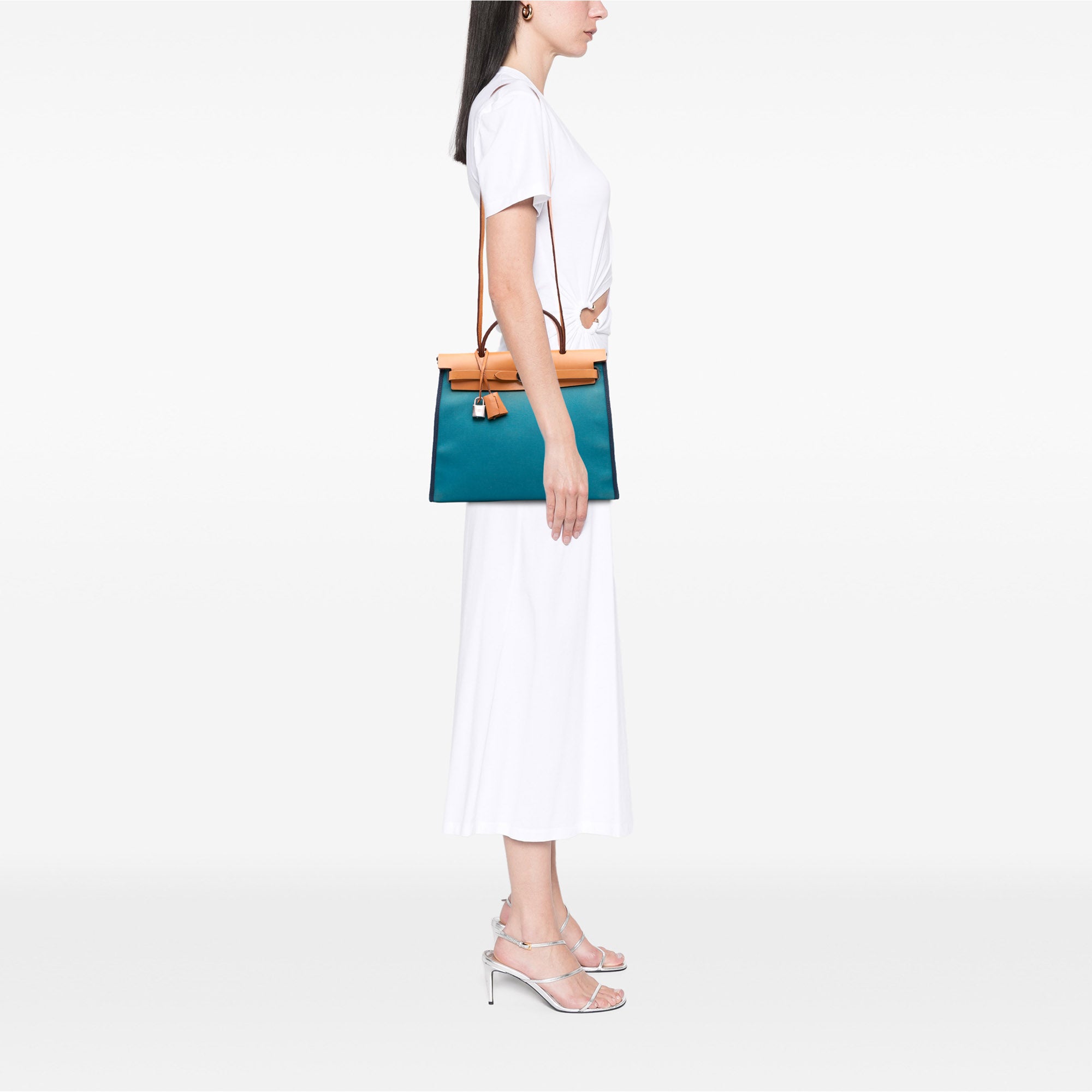 Hermès Toile Herbag Zip 31 - image 13