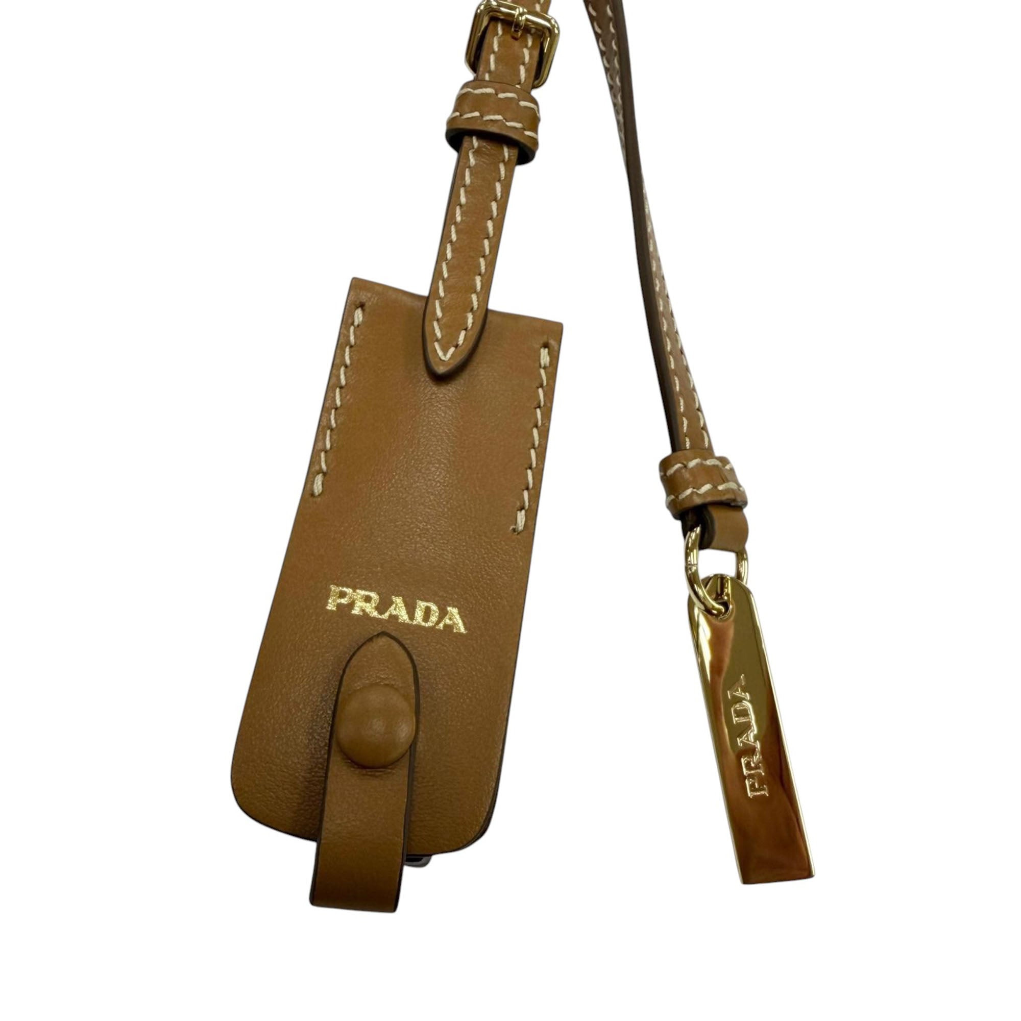 Prada Mini Raffia Effect Crochet Bucket Bag - image 10