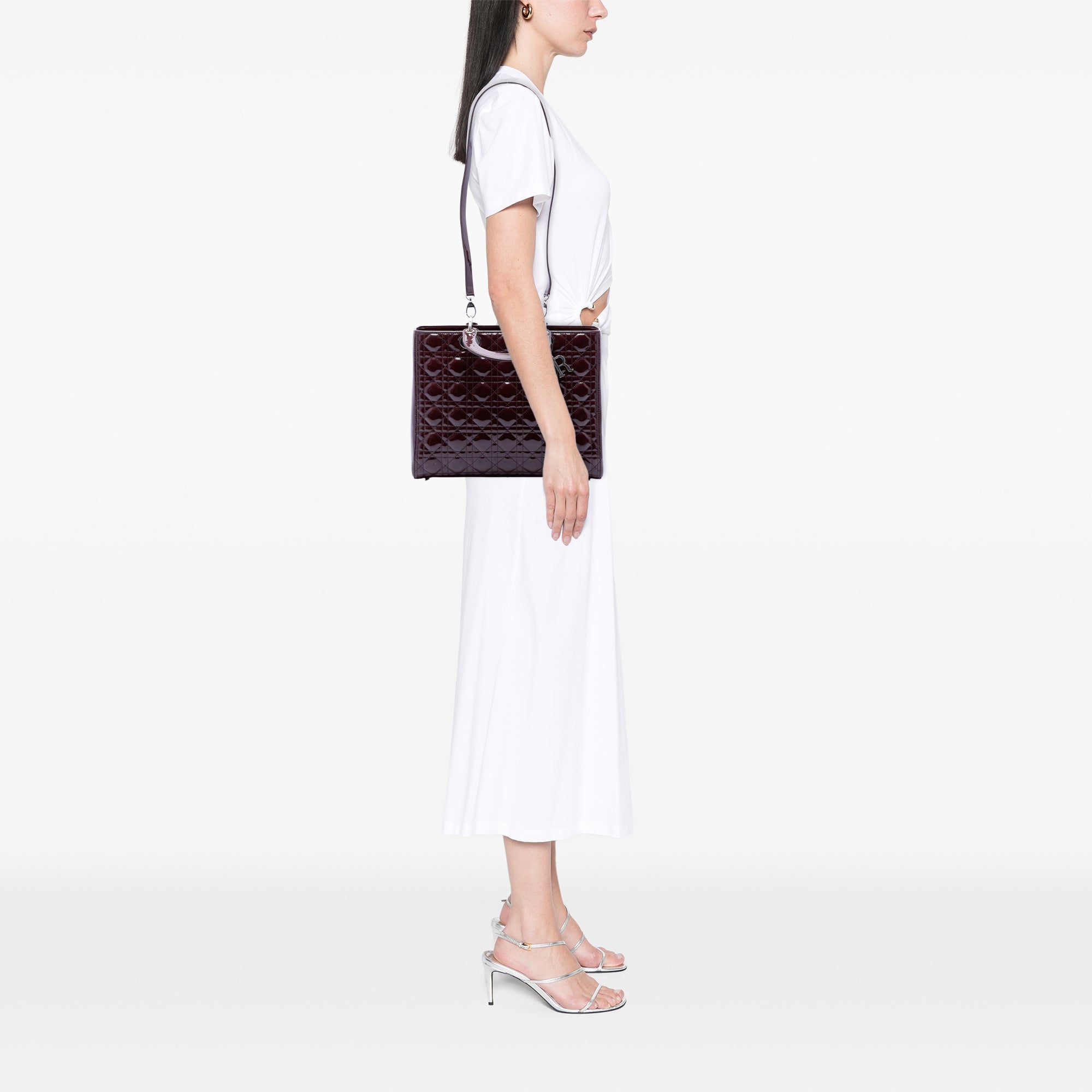 Dior Large Patent Cannage Lady Dior - image 6
