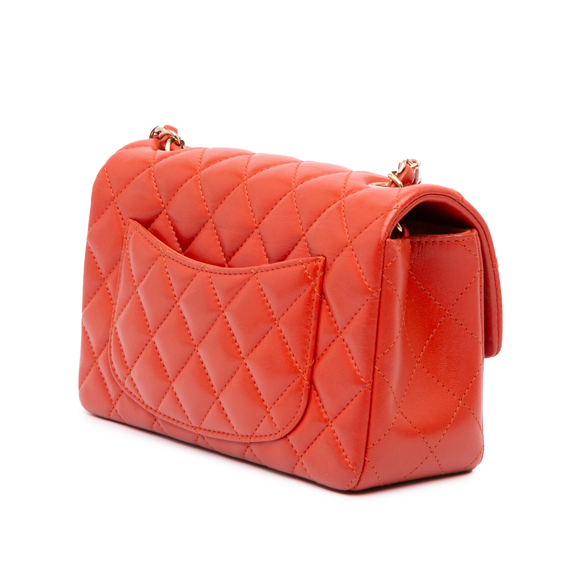 Chanel Mini Rectangular Classic Lambskin Single Flap - image 2