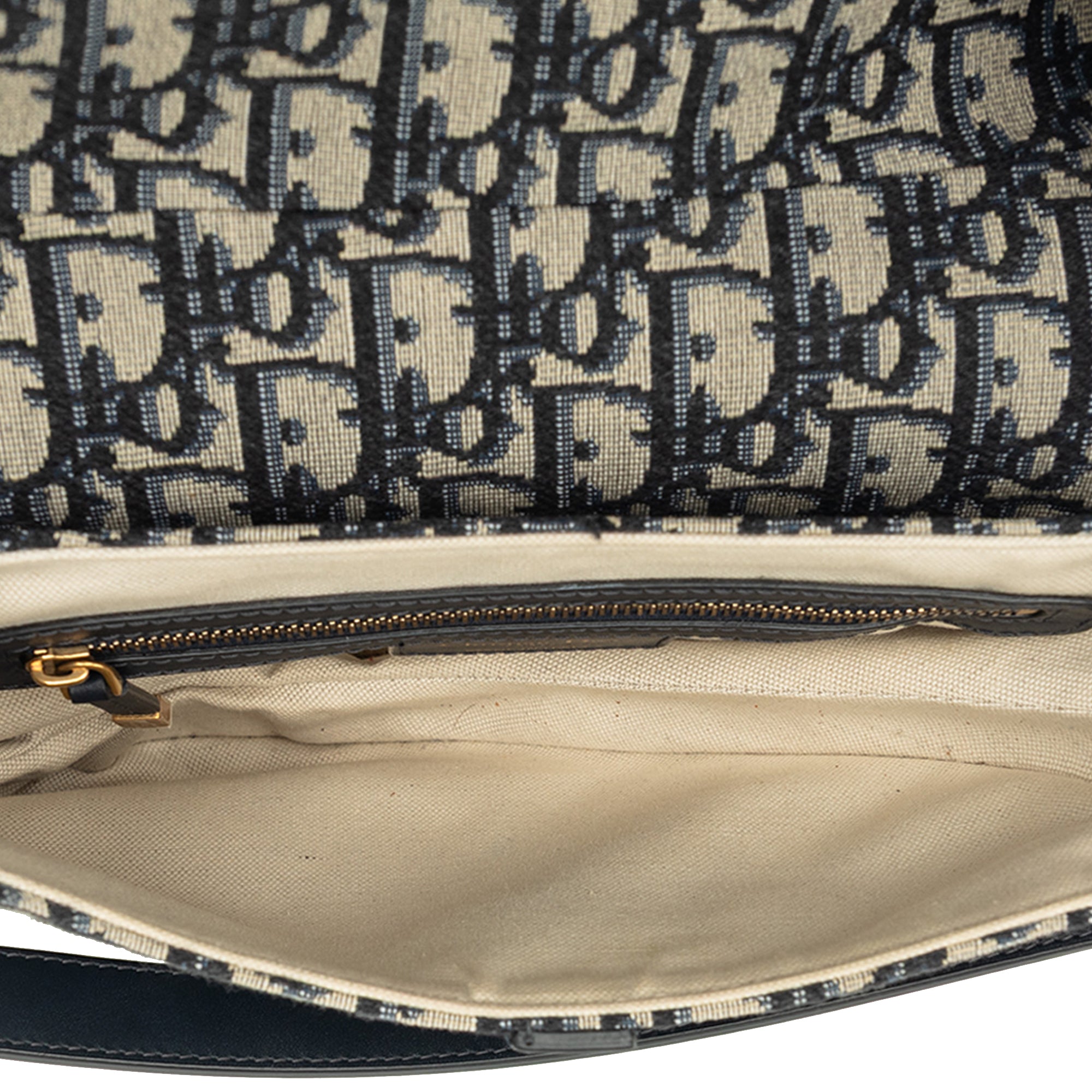Dior Oblique Canvas Saddle Bag - image 4