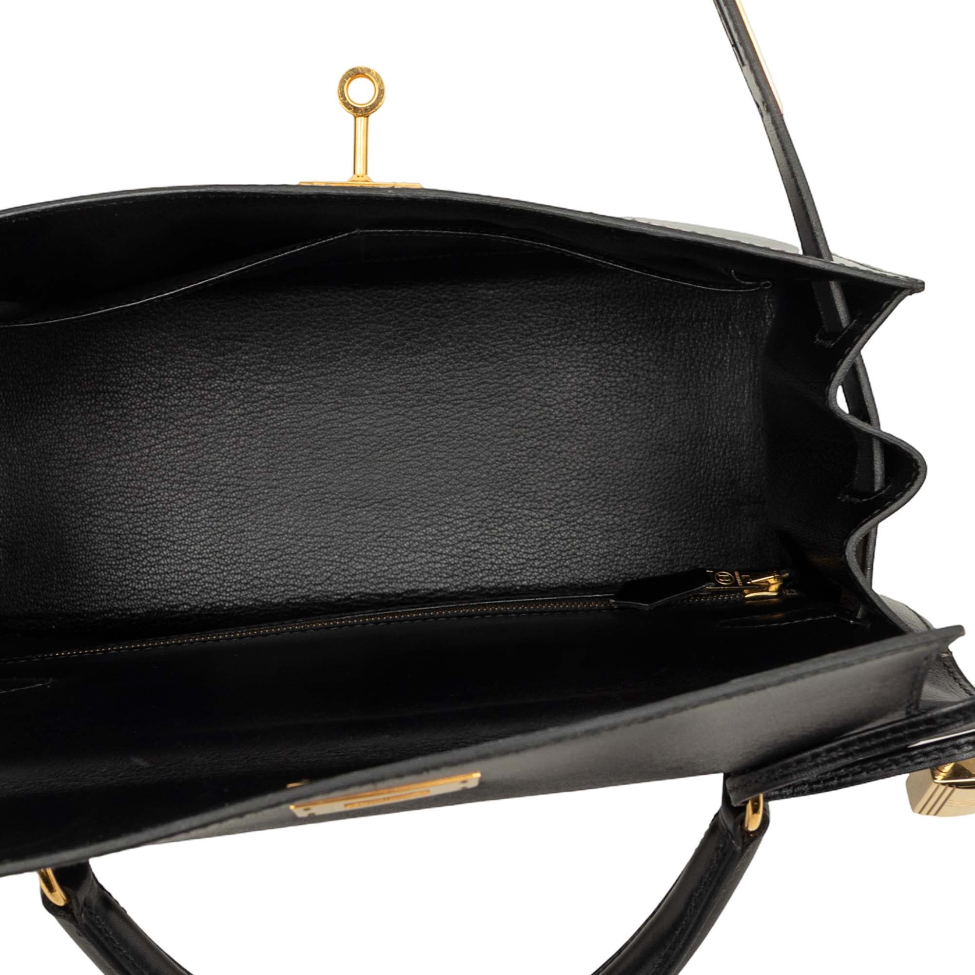 Hermès Box Calf Kelly Sellier 28 - image 4