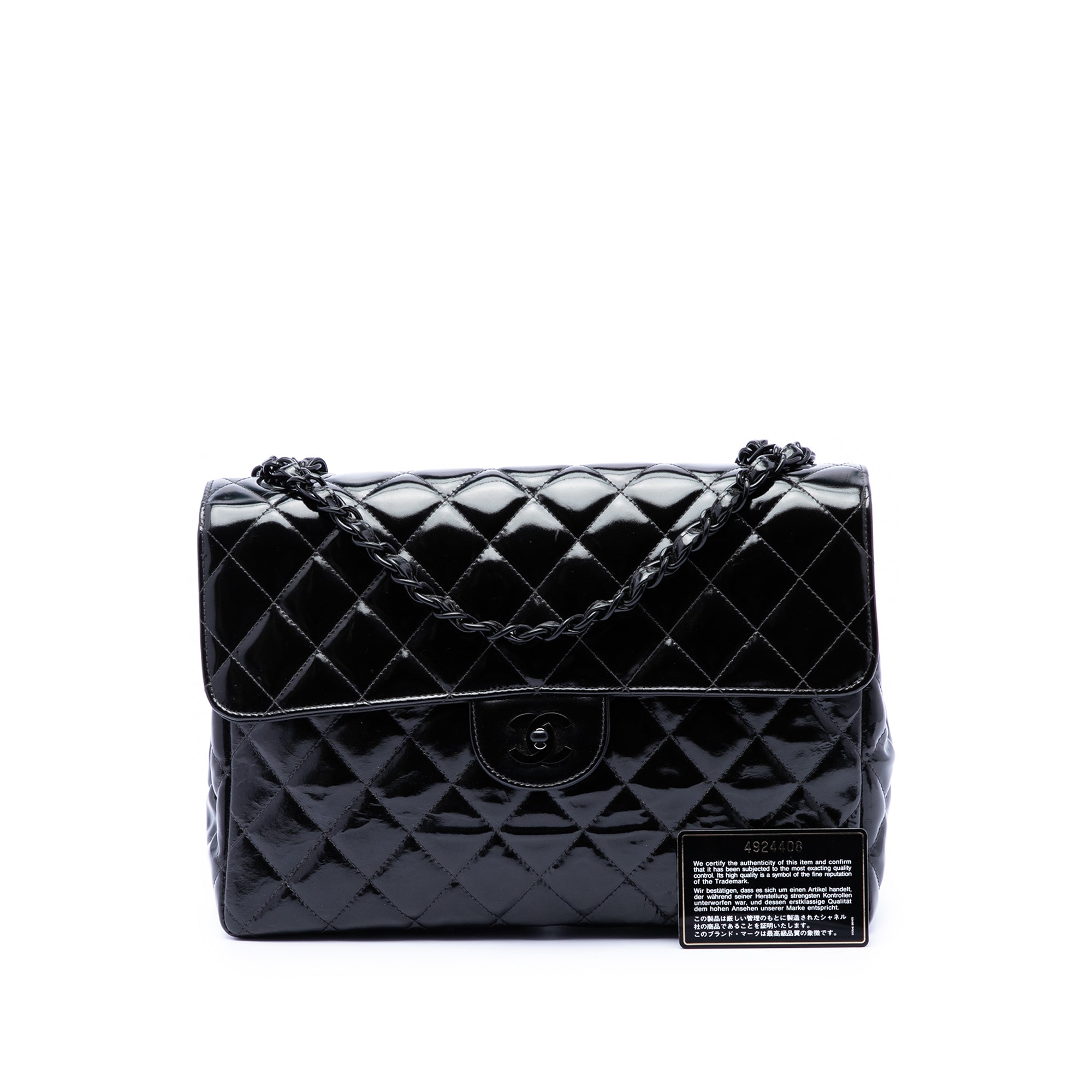 Chanel Jumbo Classic Patent Single Flap - image 8