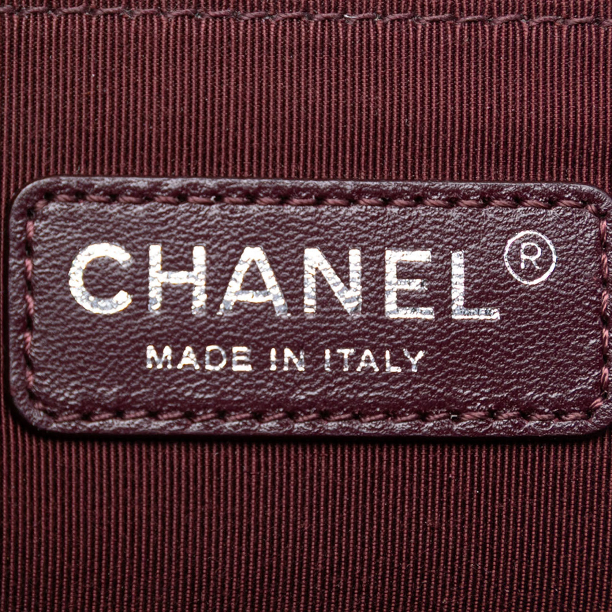 Chanel Old Medium Quilted Crumpled Calfskin Studded Boy Flap - image 5