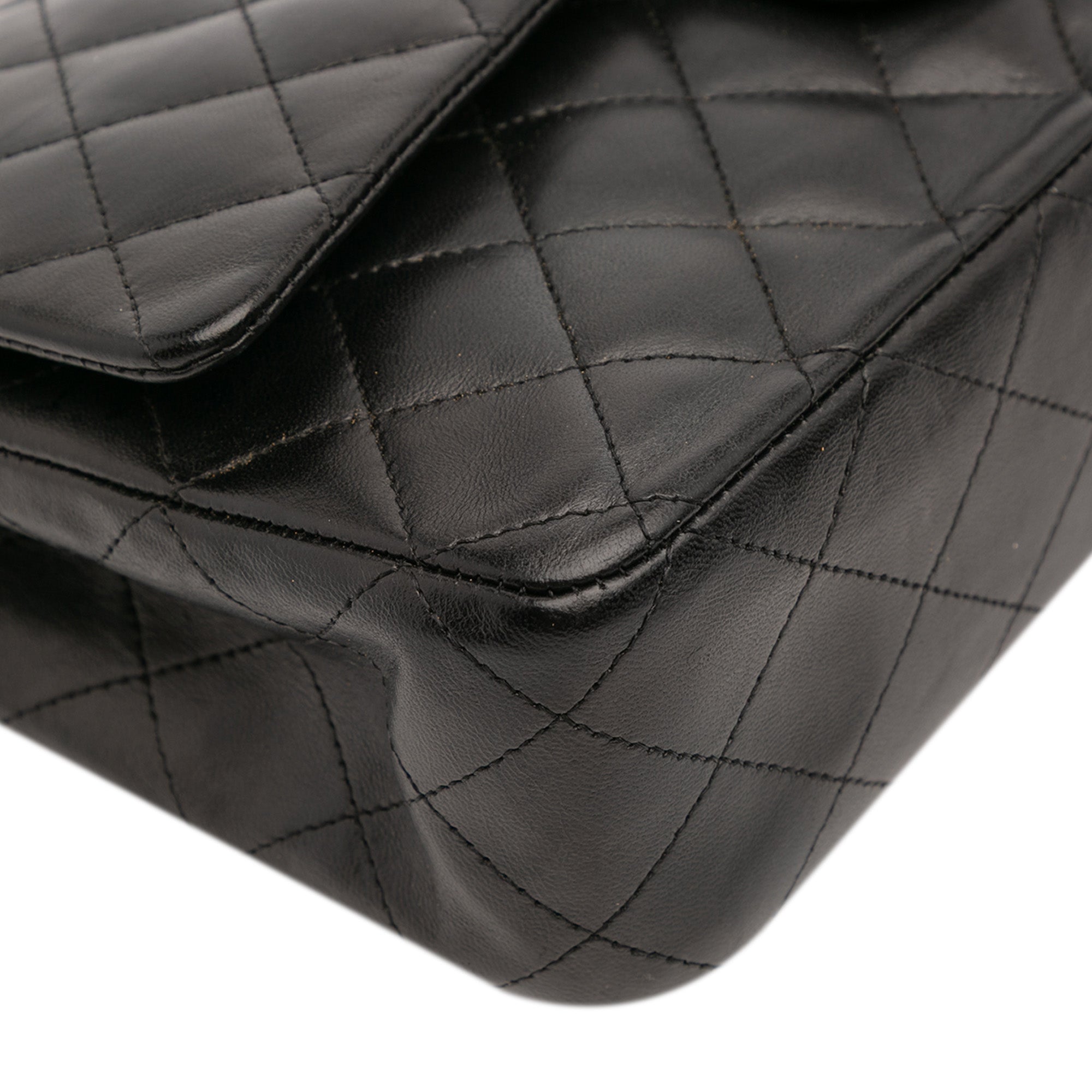 Chanel Medium Classic Lambskin Double Flap - image 8