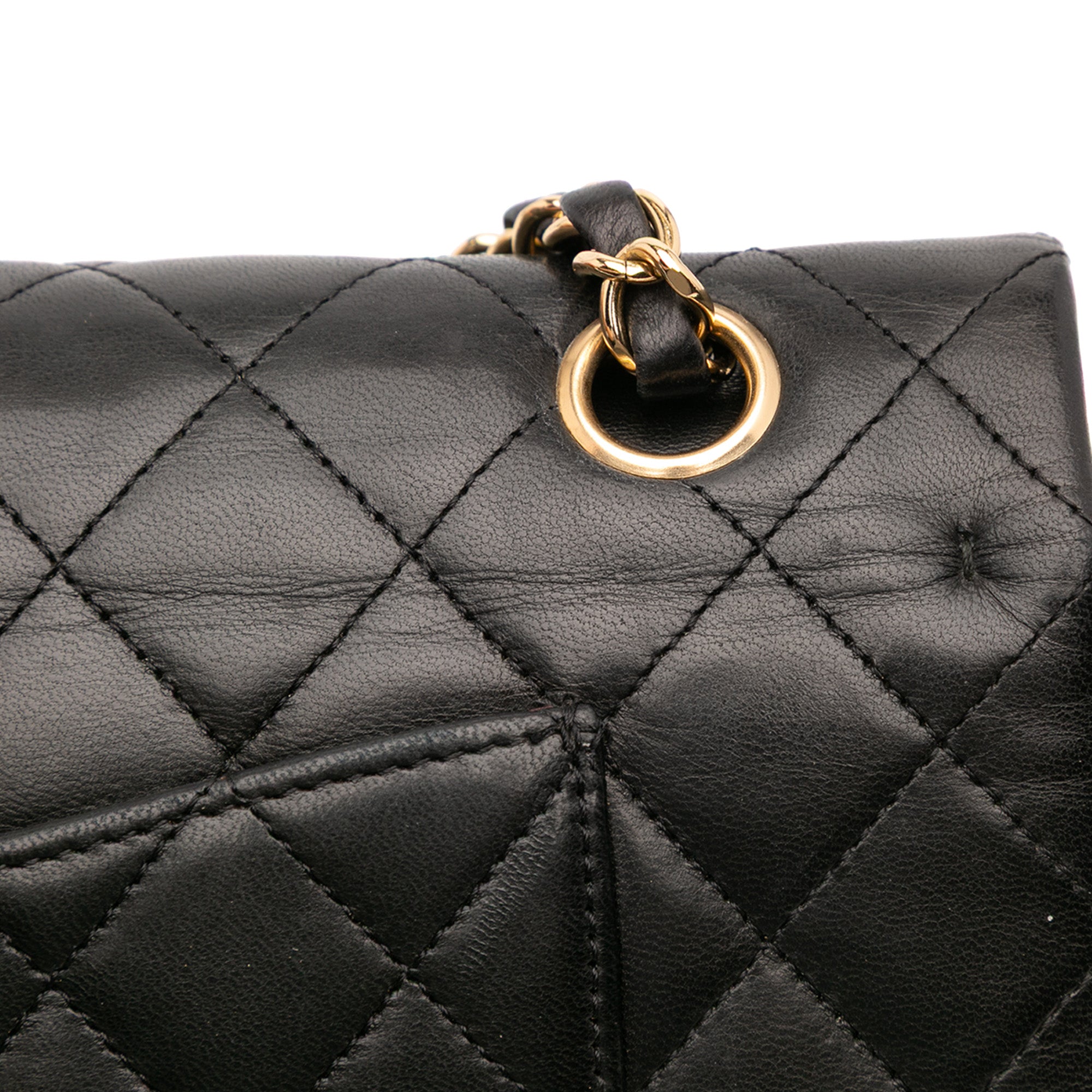 Chanel Medium Classic Lambskin Double Flap - image 9