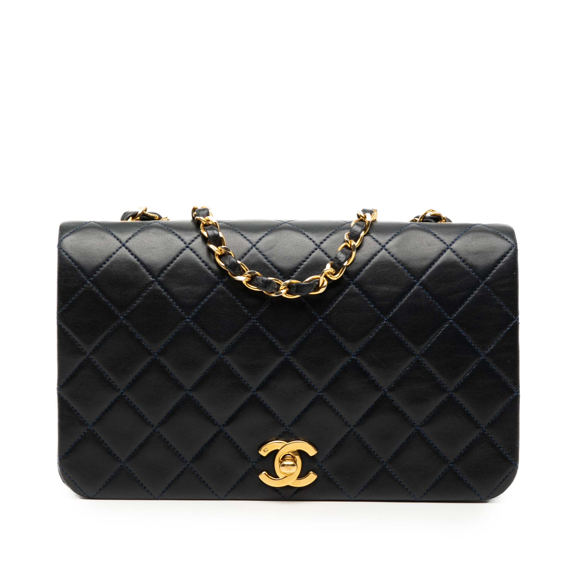 Chanel Medium Quilted Lambskin Full Flap - image 1