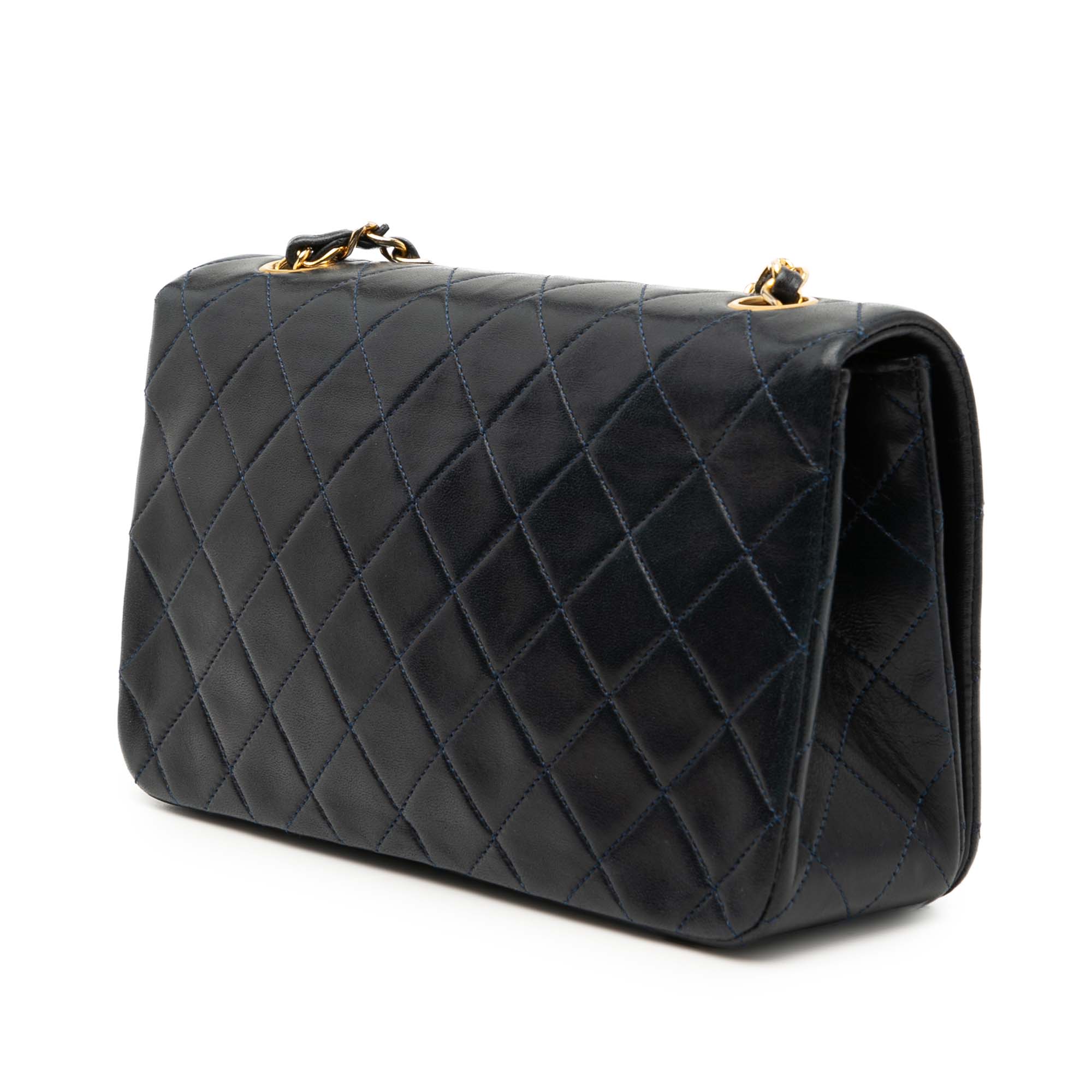 Chanel Medium Quilted Lambskin Full Flap - image 2