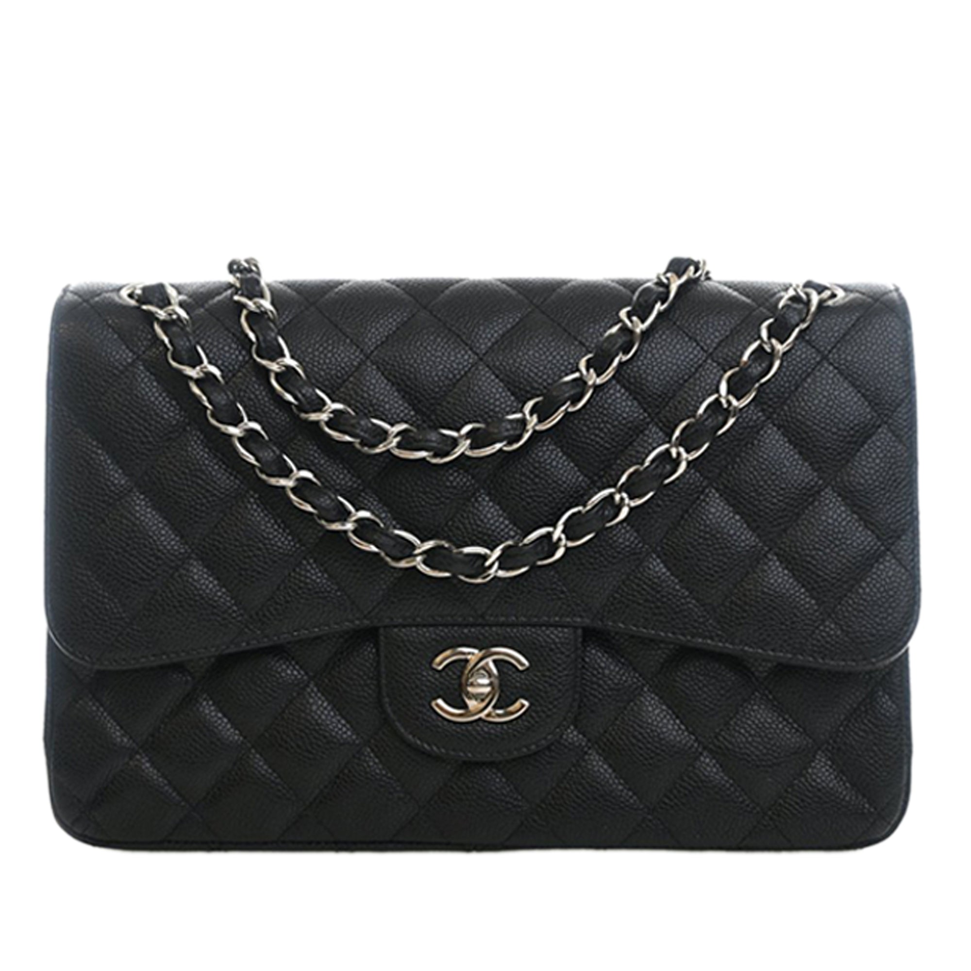 Chanel Jumbo Classic Caviar Double Flap - image 1