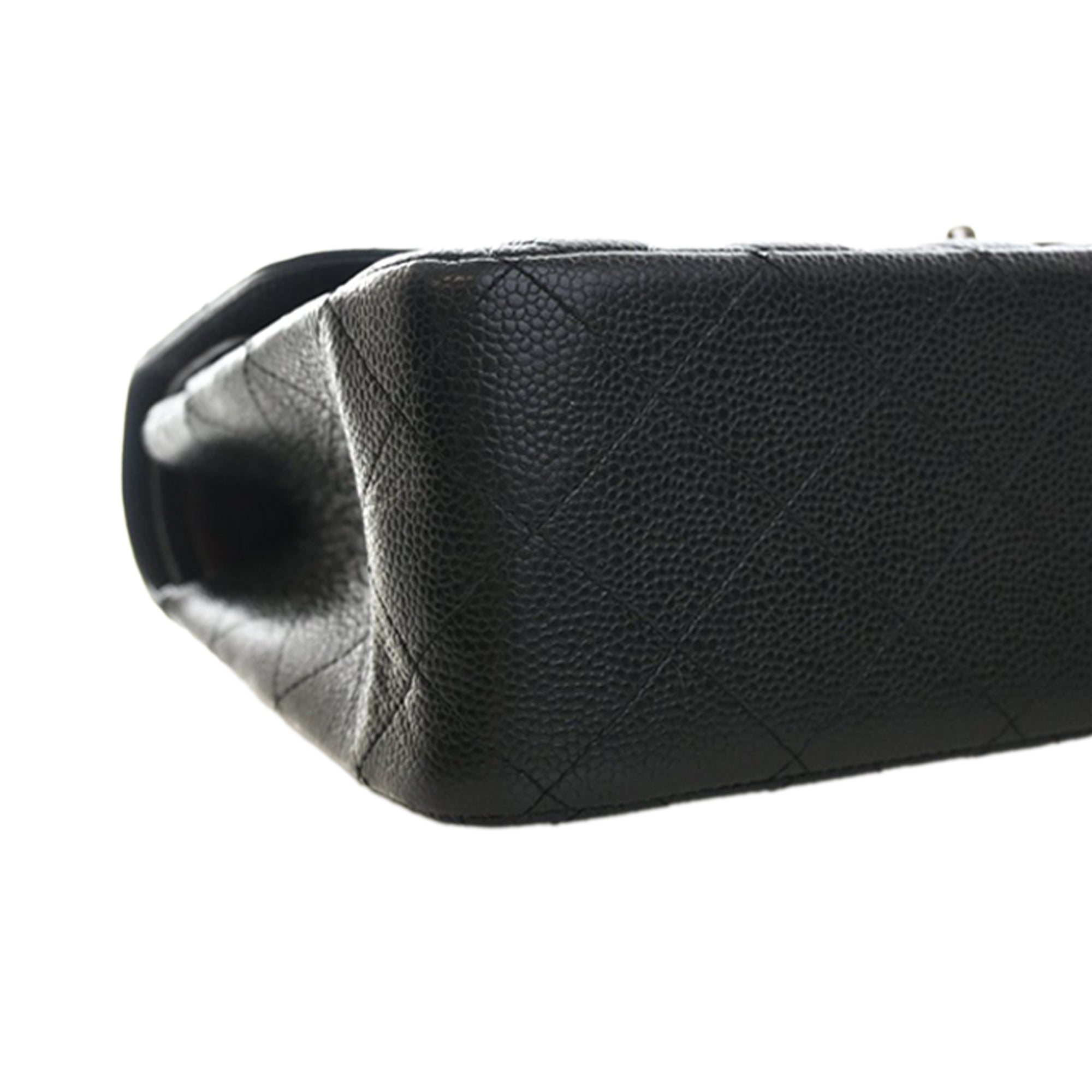 Chanel Jumbo Classic Caviar Double Flap - image 13