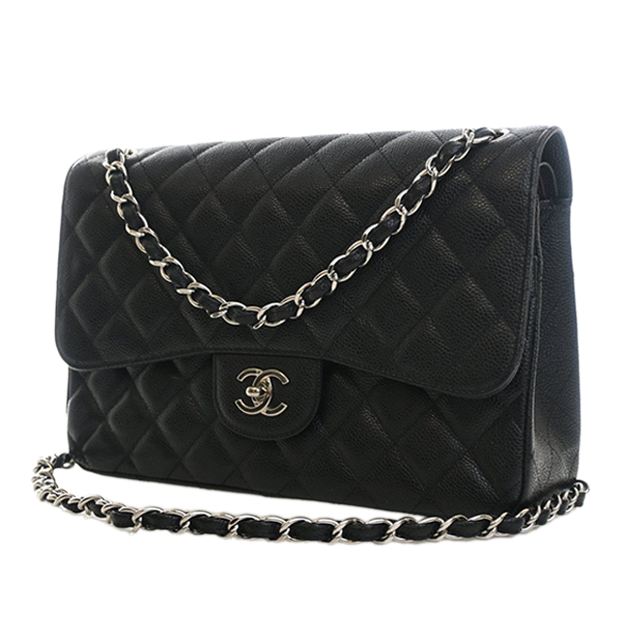 Chanel Jumbo Classic Caviar Double Flap - image 2