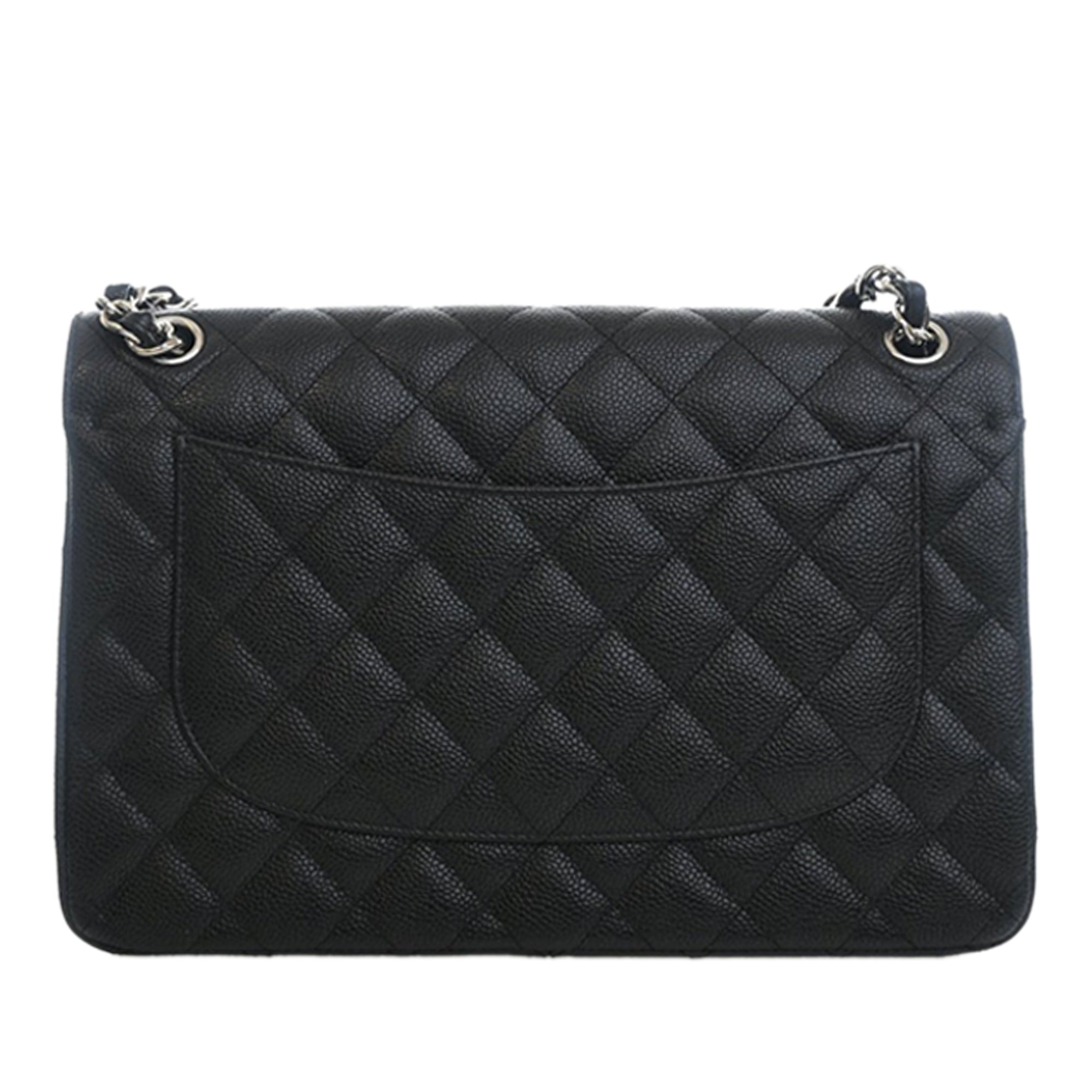 Chanel Jumbo Classic Caviar Double Flap - image 4