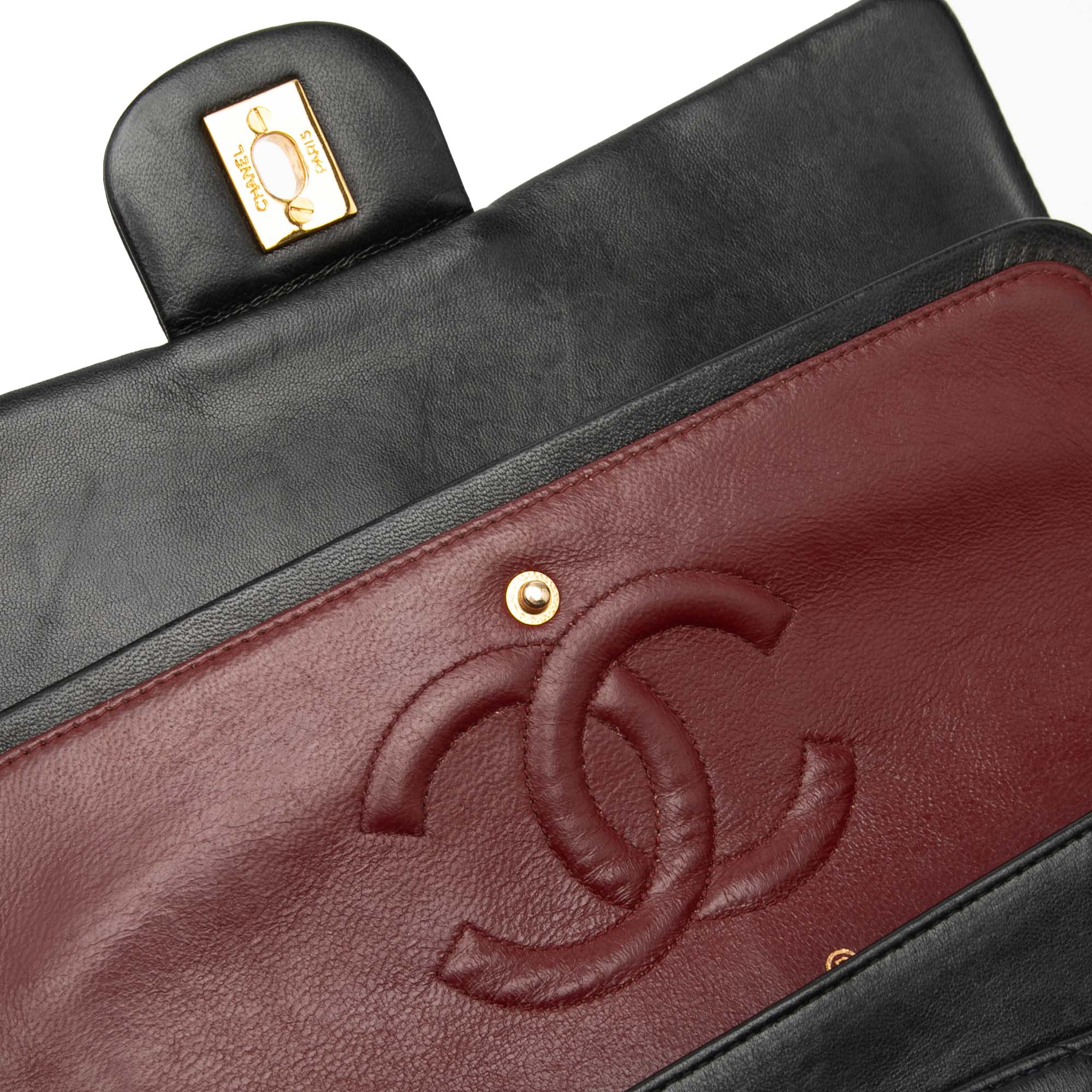 Chanel Medium Classic Lambskin Double Flap - image 8