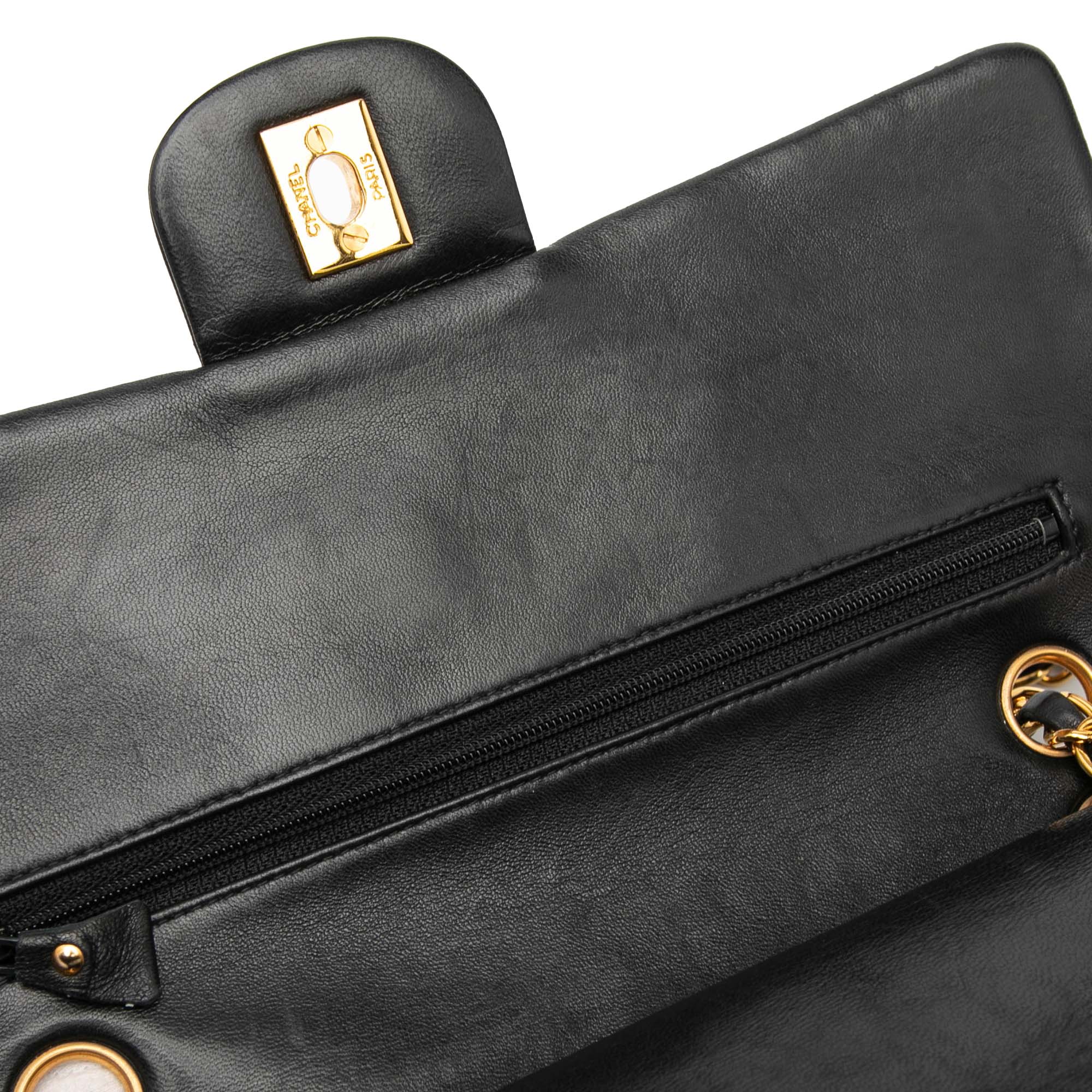 Chanel Medium Classic Lambskin Double Flap - image 9