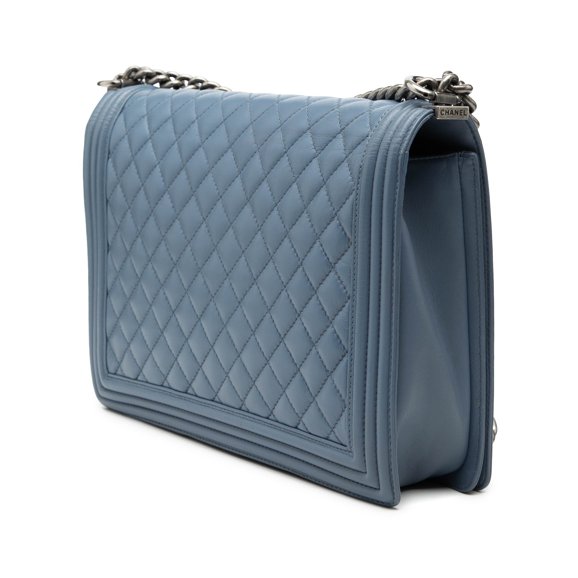 Chanel Large Quilted Lambskin Boy Flap - image 2