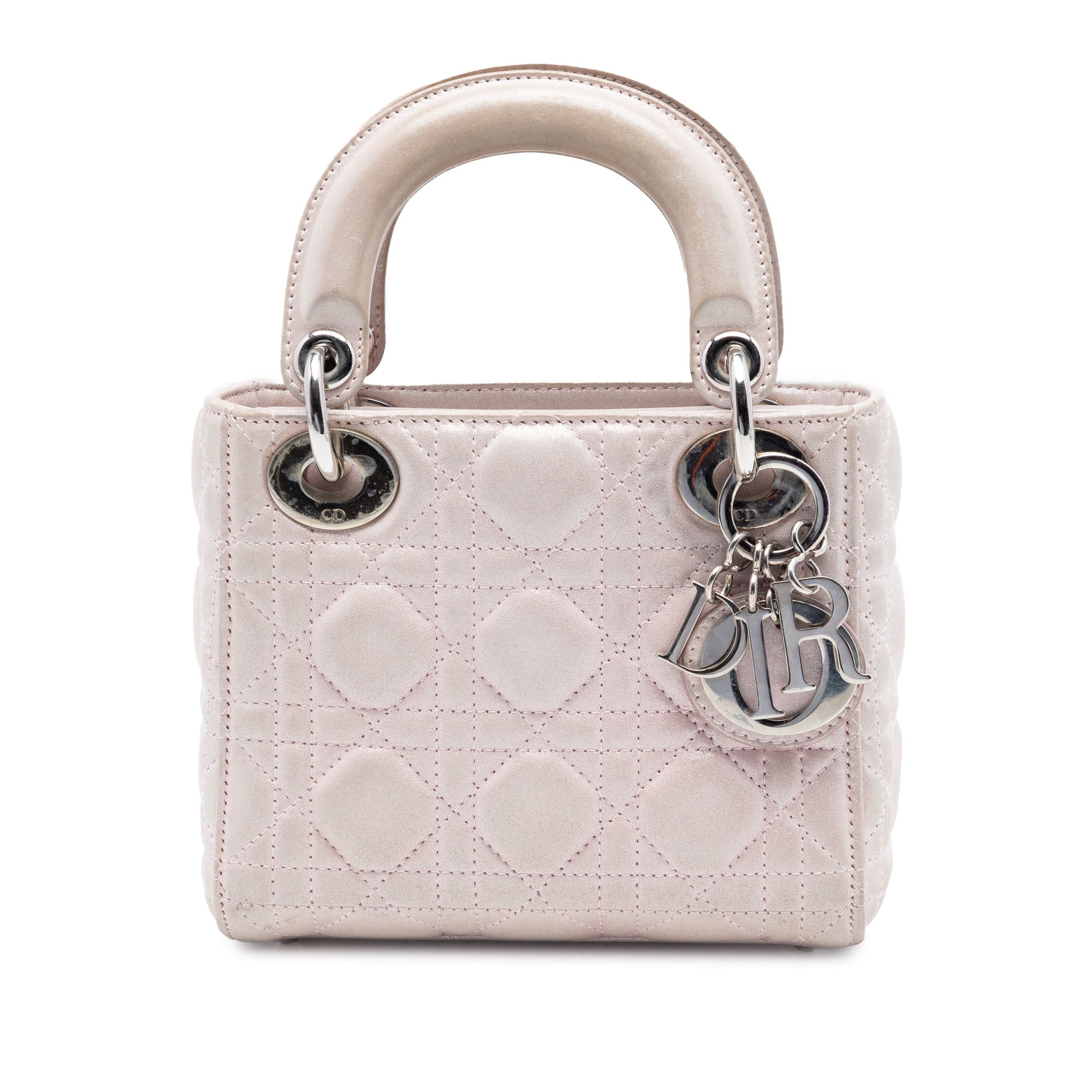 Dior Mini Iridescent Lambskin Cannage Lady Dior - image 1