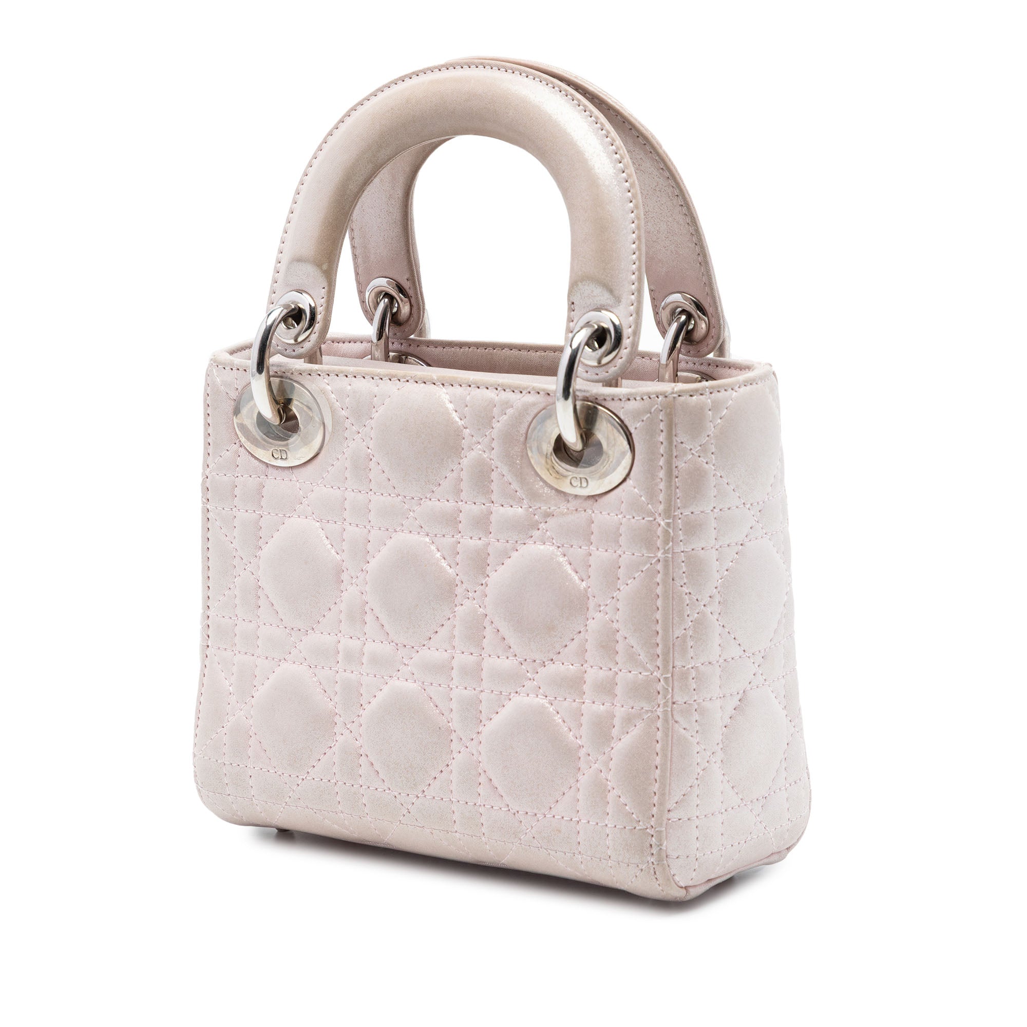 Dior Mini Iridescent Lambskin Cannage Lady Dior - image 2