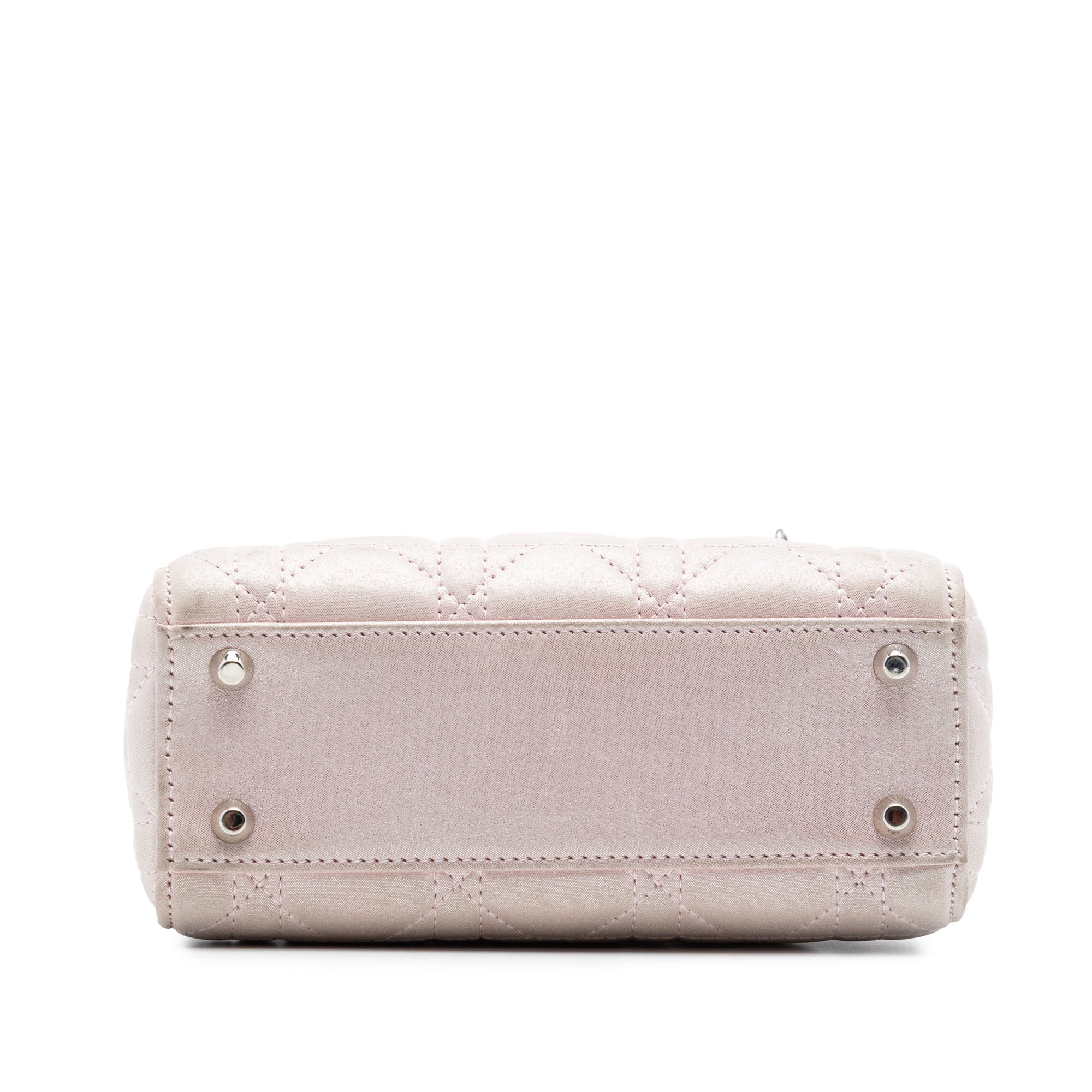 Dior Mini Iridescent Lambskin Cannage Lady Dior - image 3