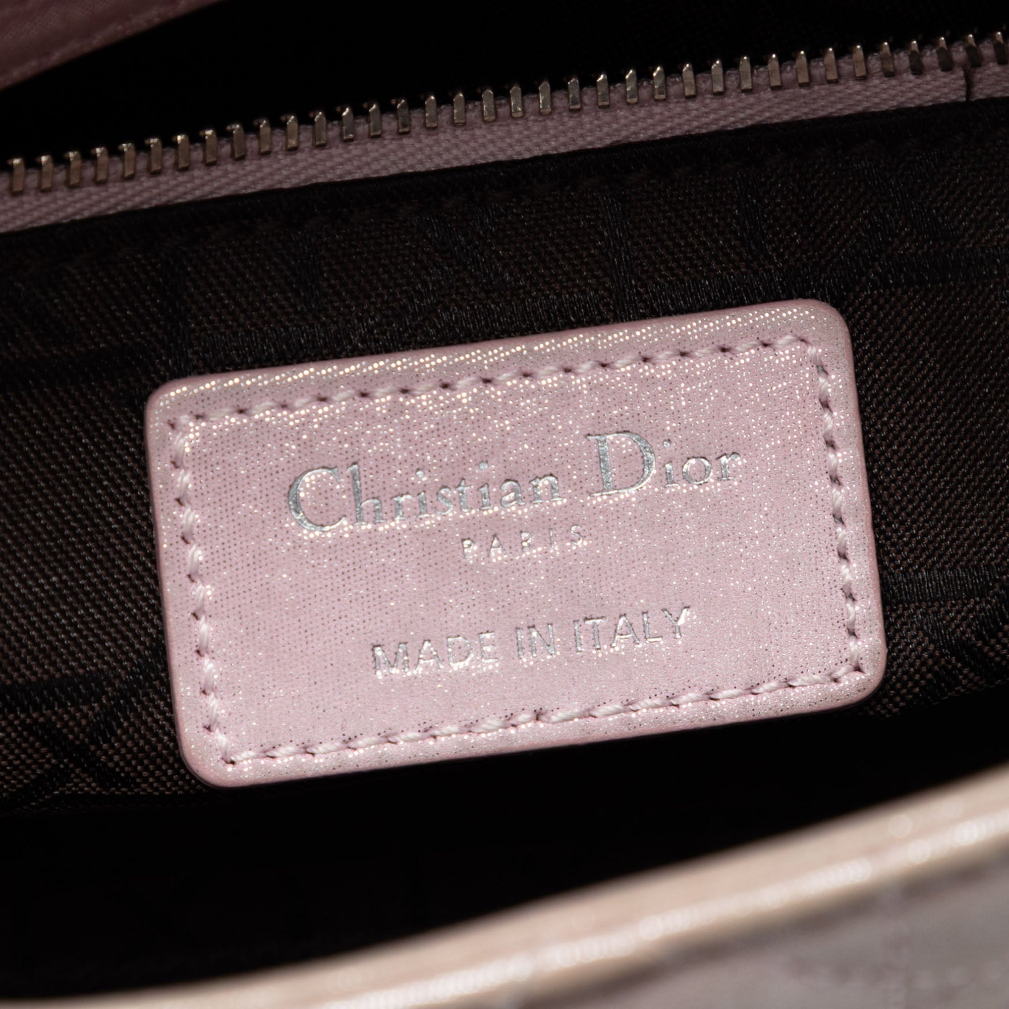 Dior Mini Iridescent Lambskin Cannage Lady Dior - image 5