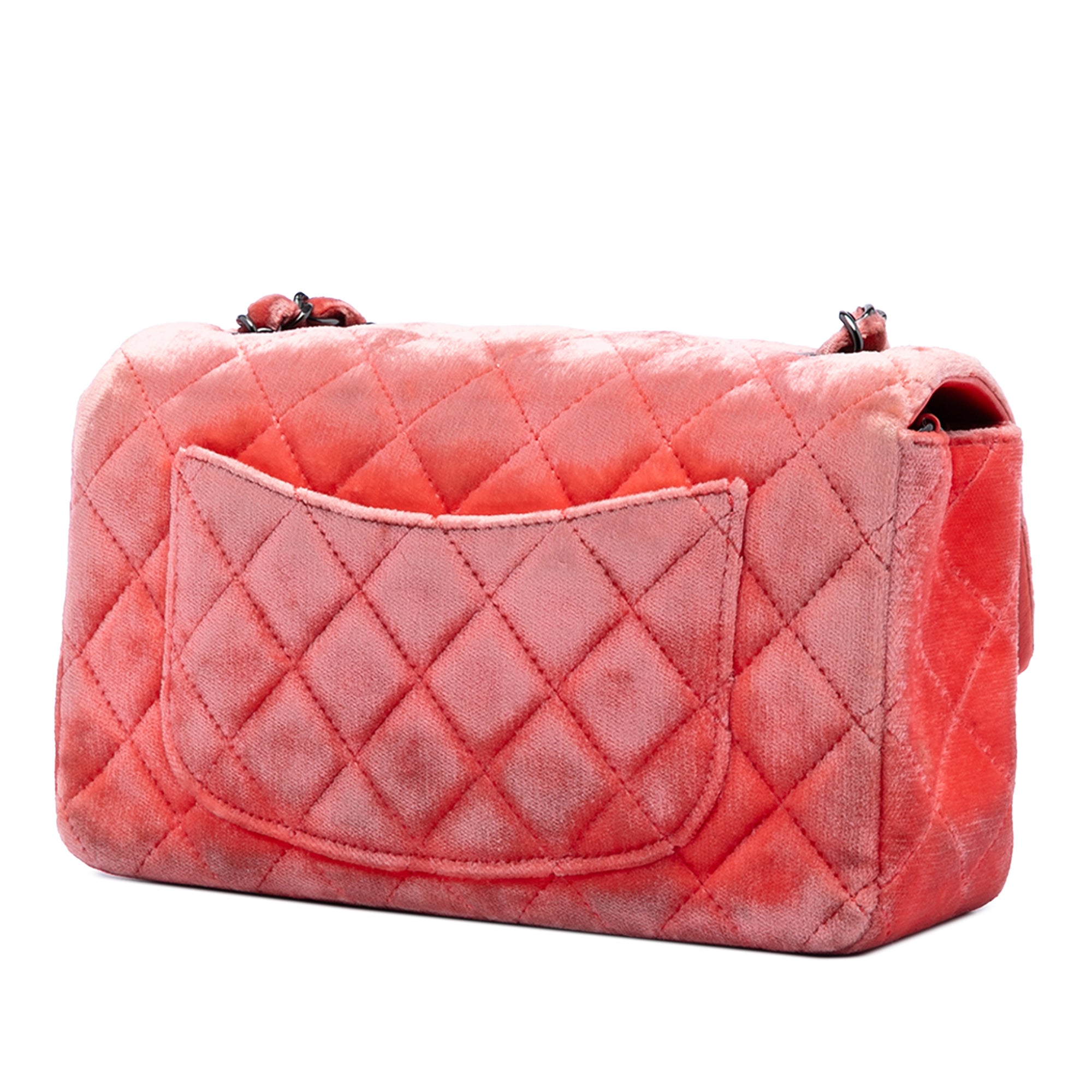 Chanel Mini Rectangular Classic Velvet Single Flap - image 2
