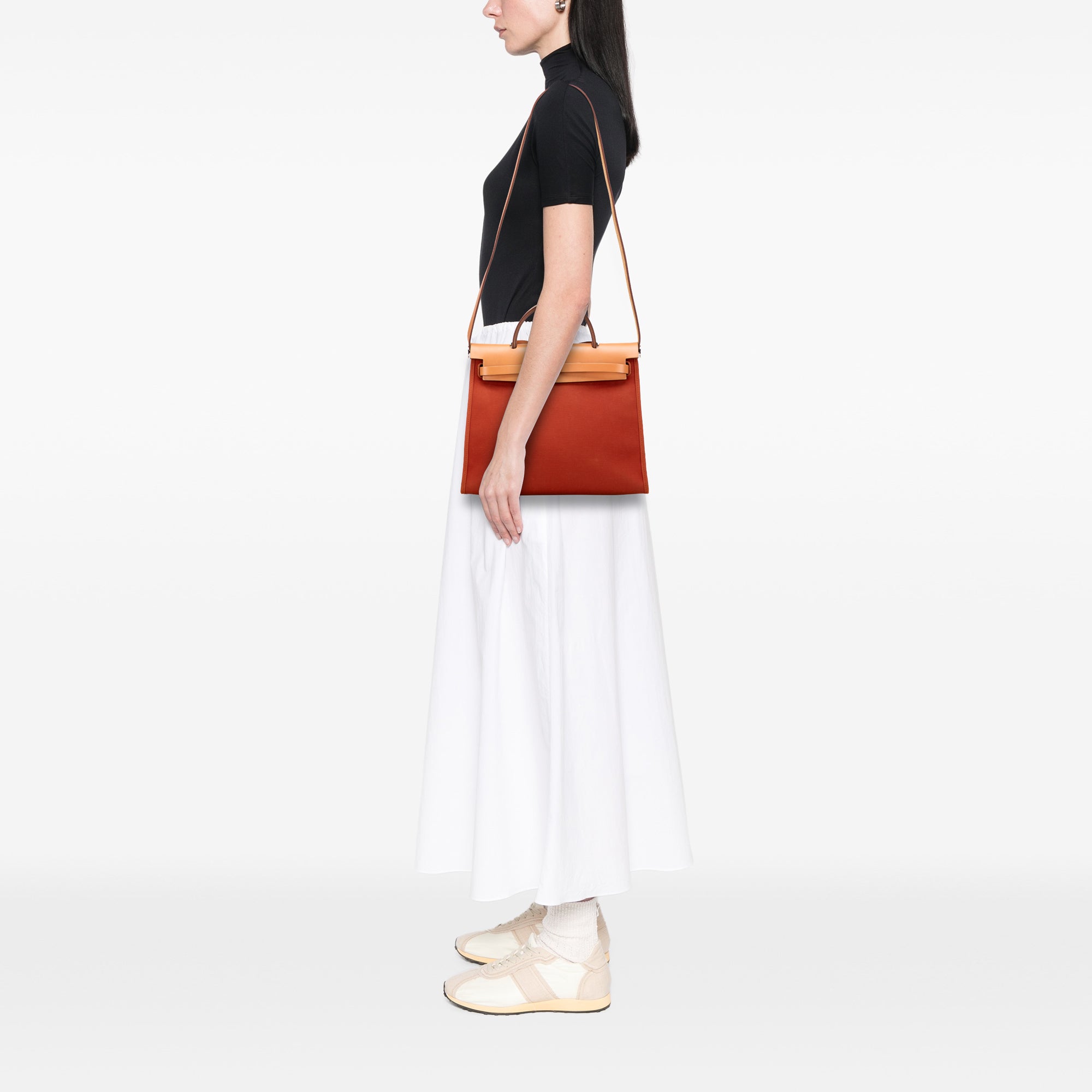 Hermès Toile Herbag Zip 31 - image 9